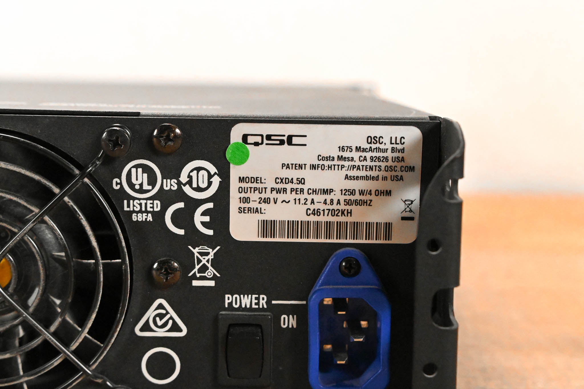 QSC CXD4.5Q 4-Channel Network Amplifier