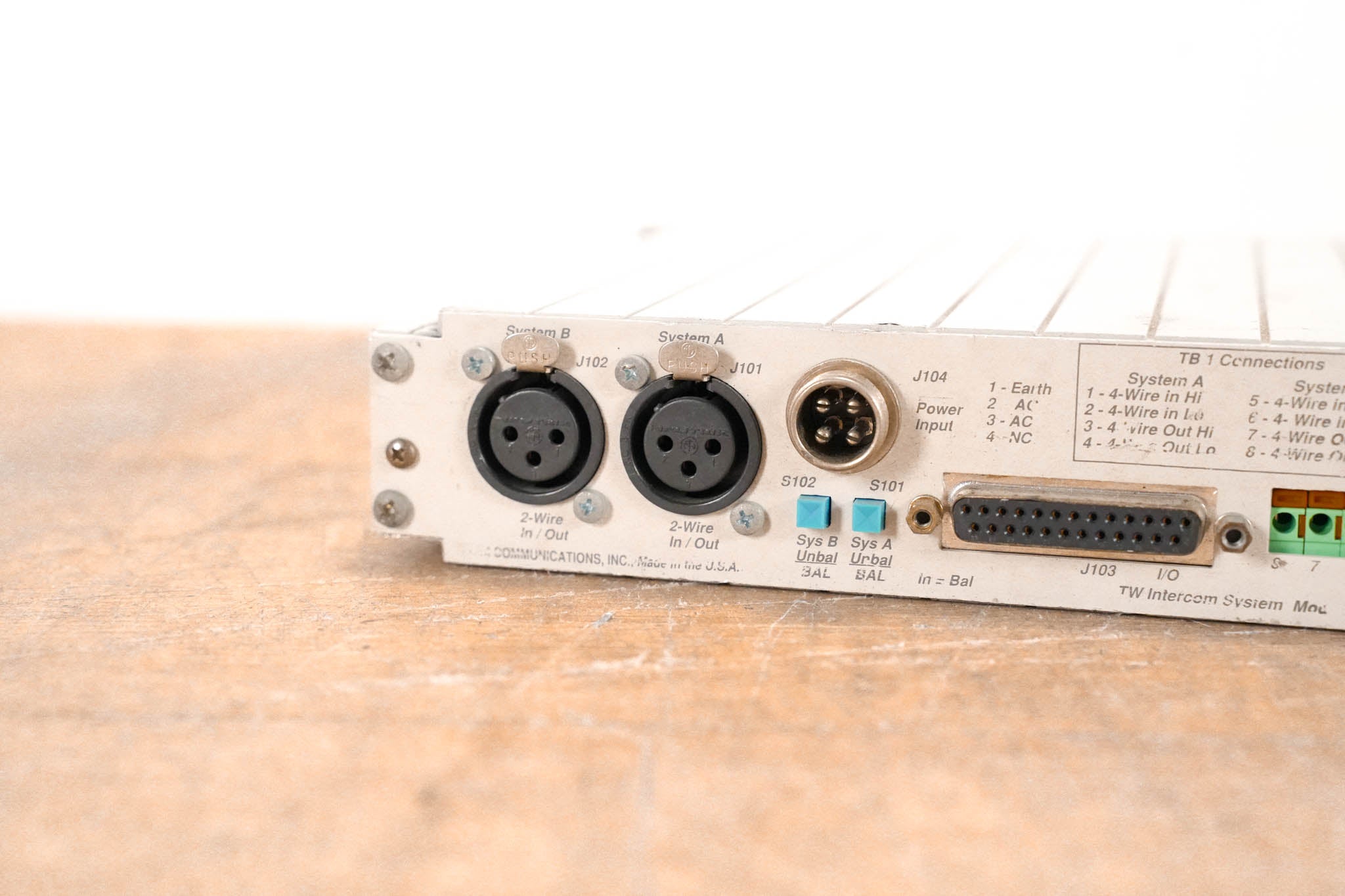 RTS SSA324 Intercom System Interface (NO POWER SUPPLY)