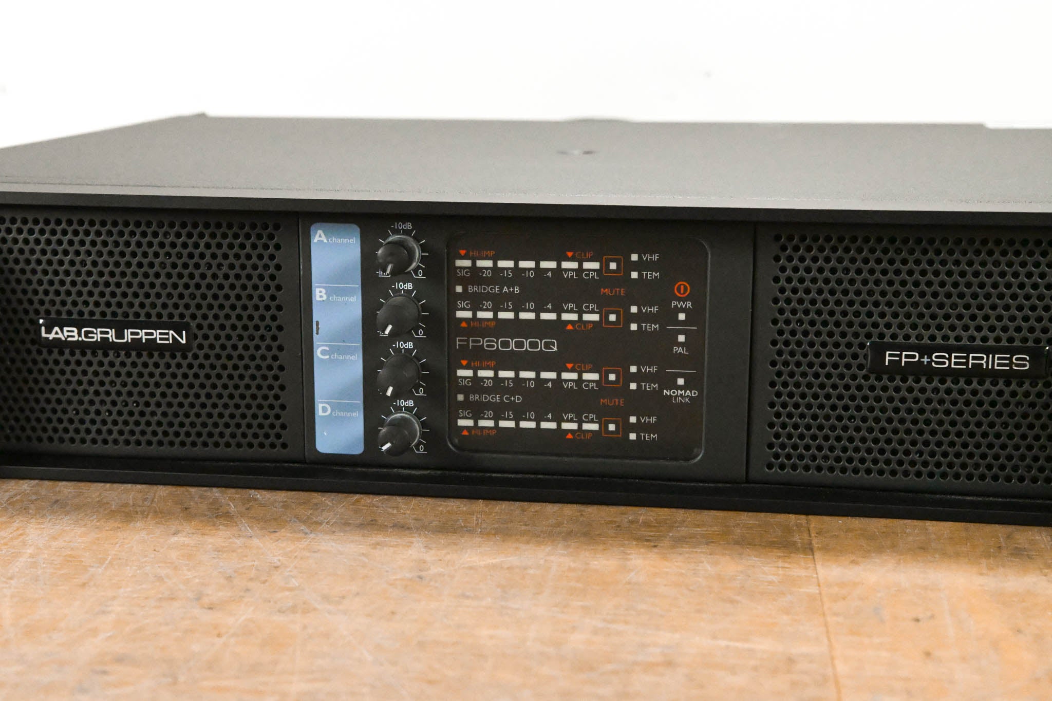 Lab Gruppen FP6000Q 6000W Four-Channel Power Amplifier