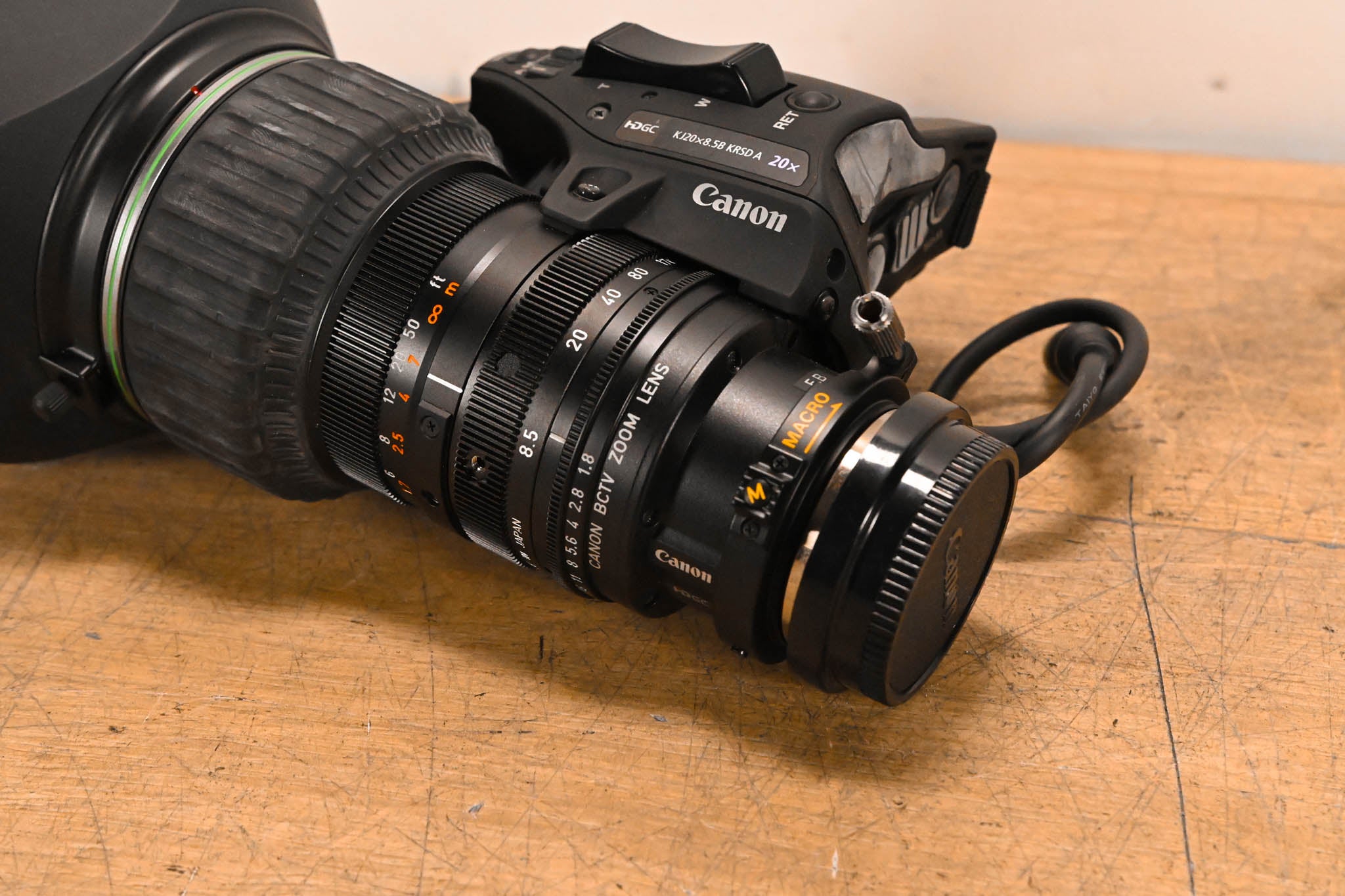 Canon KJ20x8.5B KRSD A 20x Zoom Lens for 2/3" Cameras