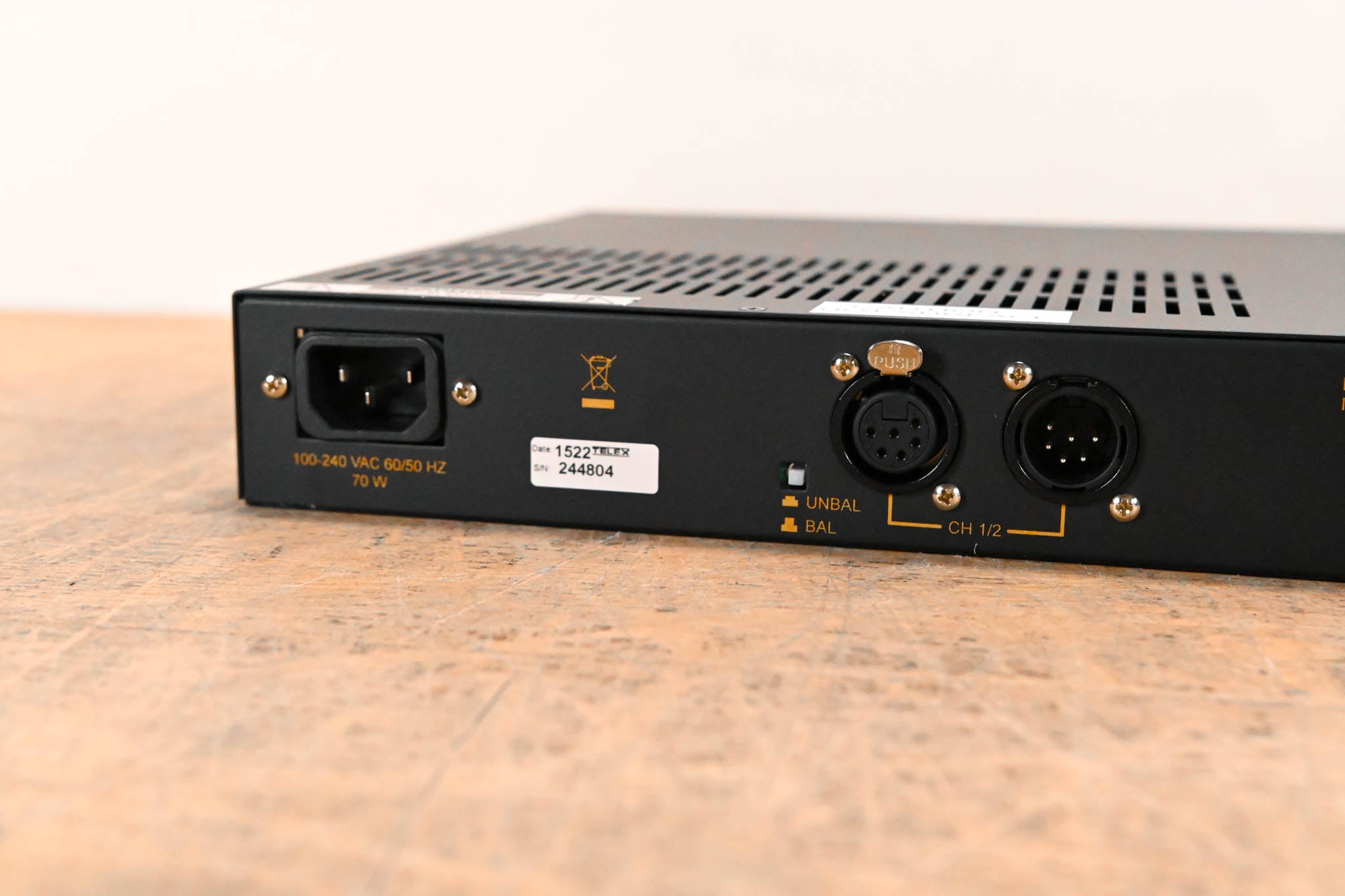 Telex MS-2002 2-Channel Master Station and Power Supply