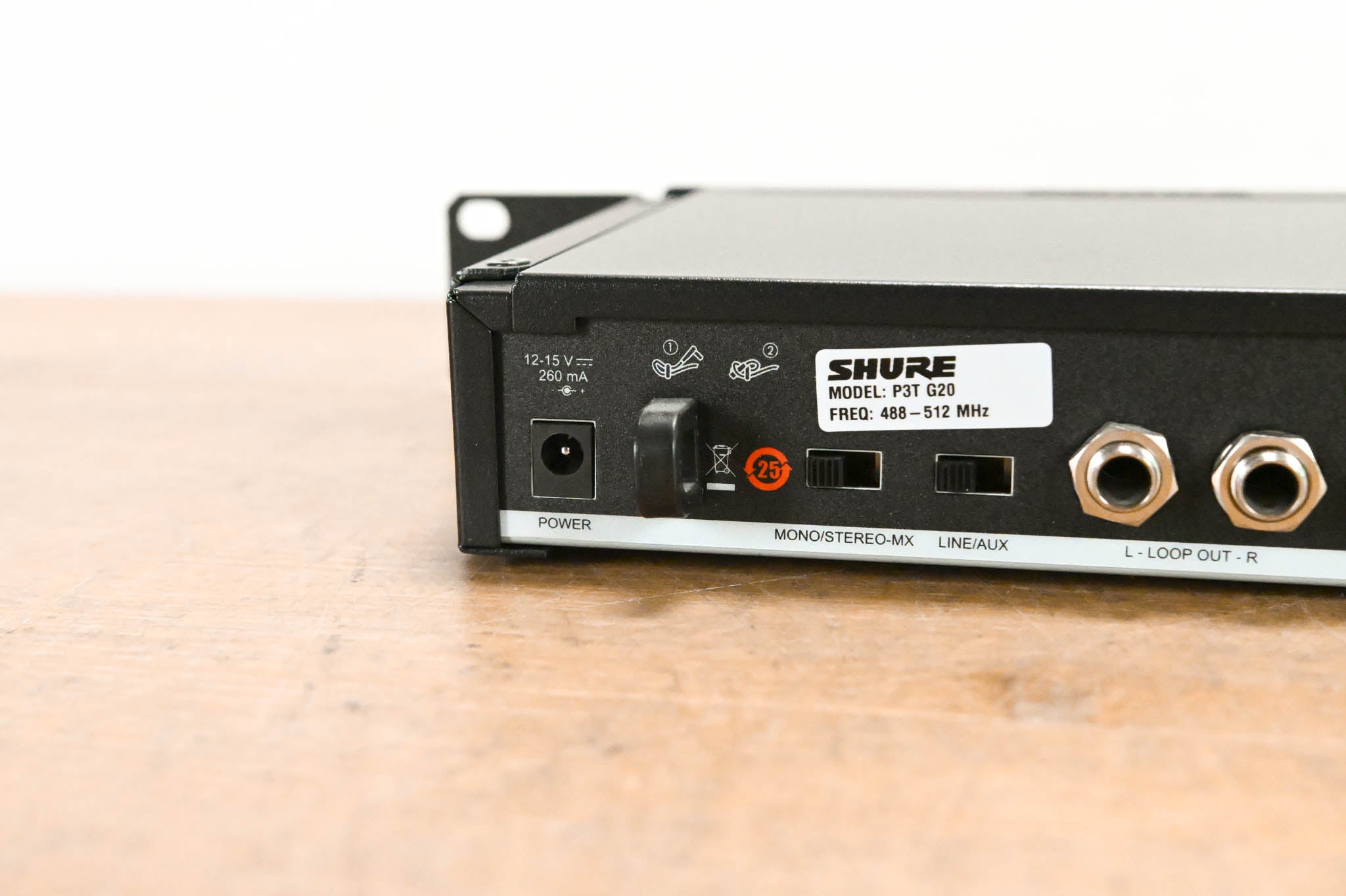 Shure PSM 300 Wireless IEM System G20 Range: 488-512 MHz (NO PSU)