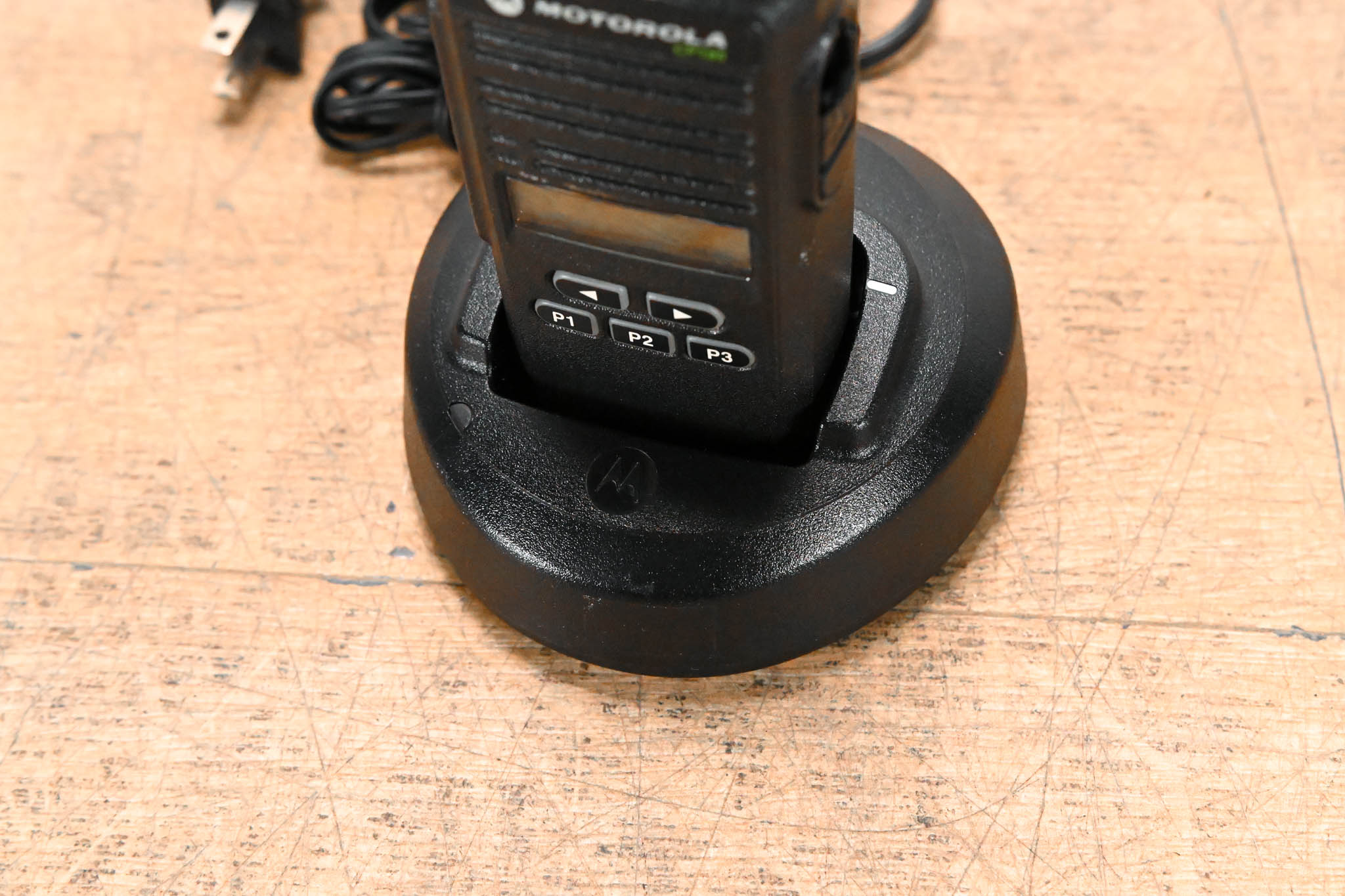 Motorola CP185 Portable Two-Way Radio with PMLN5228A Charger