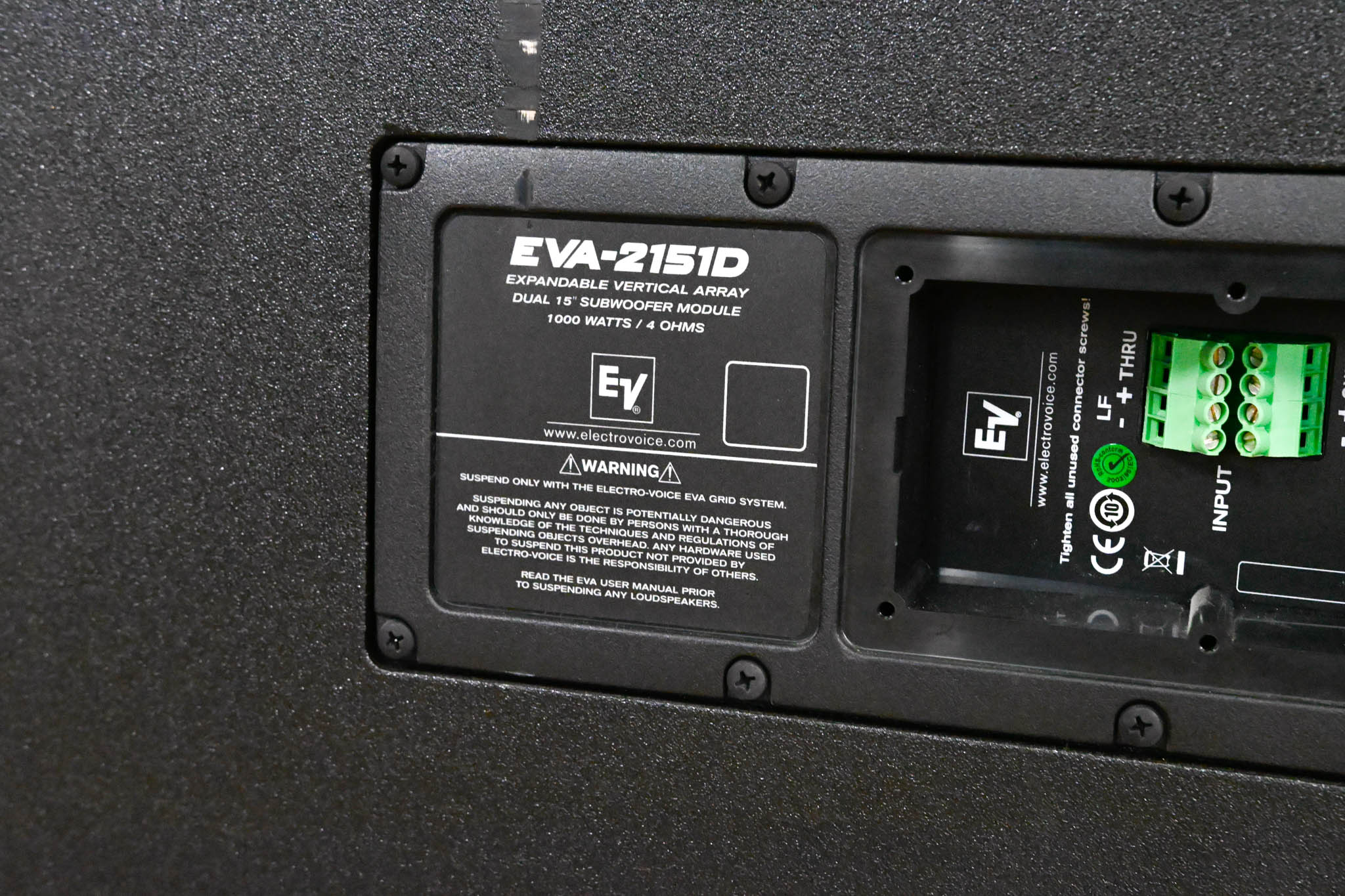 Electro-Voice (EV) EVA-2151D Dual 15" Passive Line Array Subwoofer