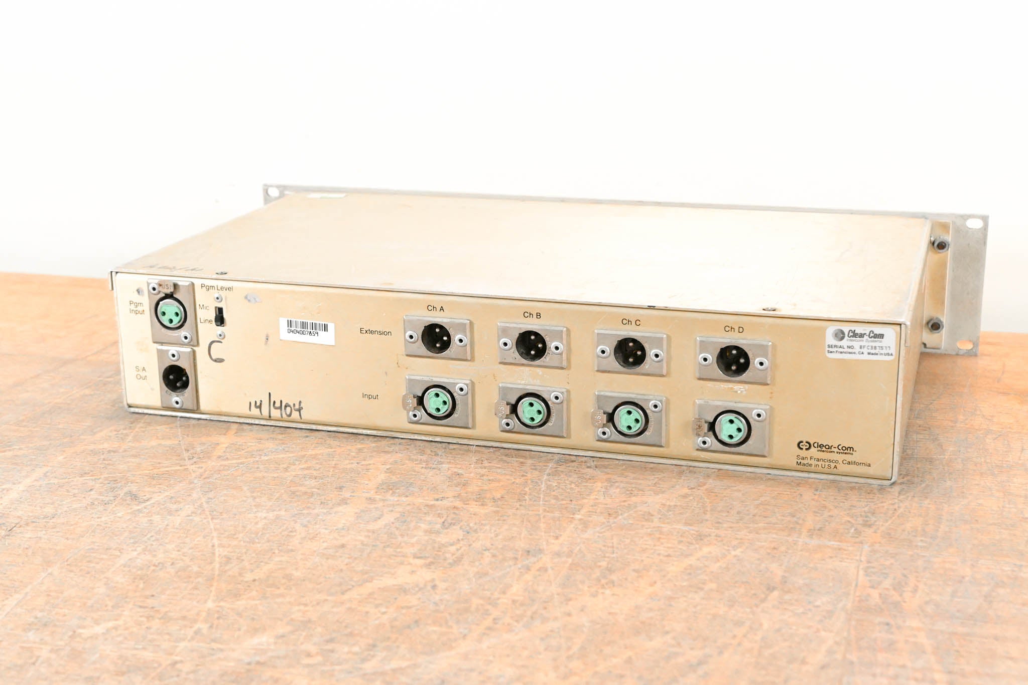 Clear-Com RM-400A 4-Channel Remote Station