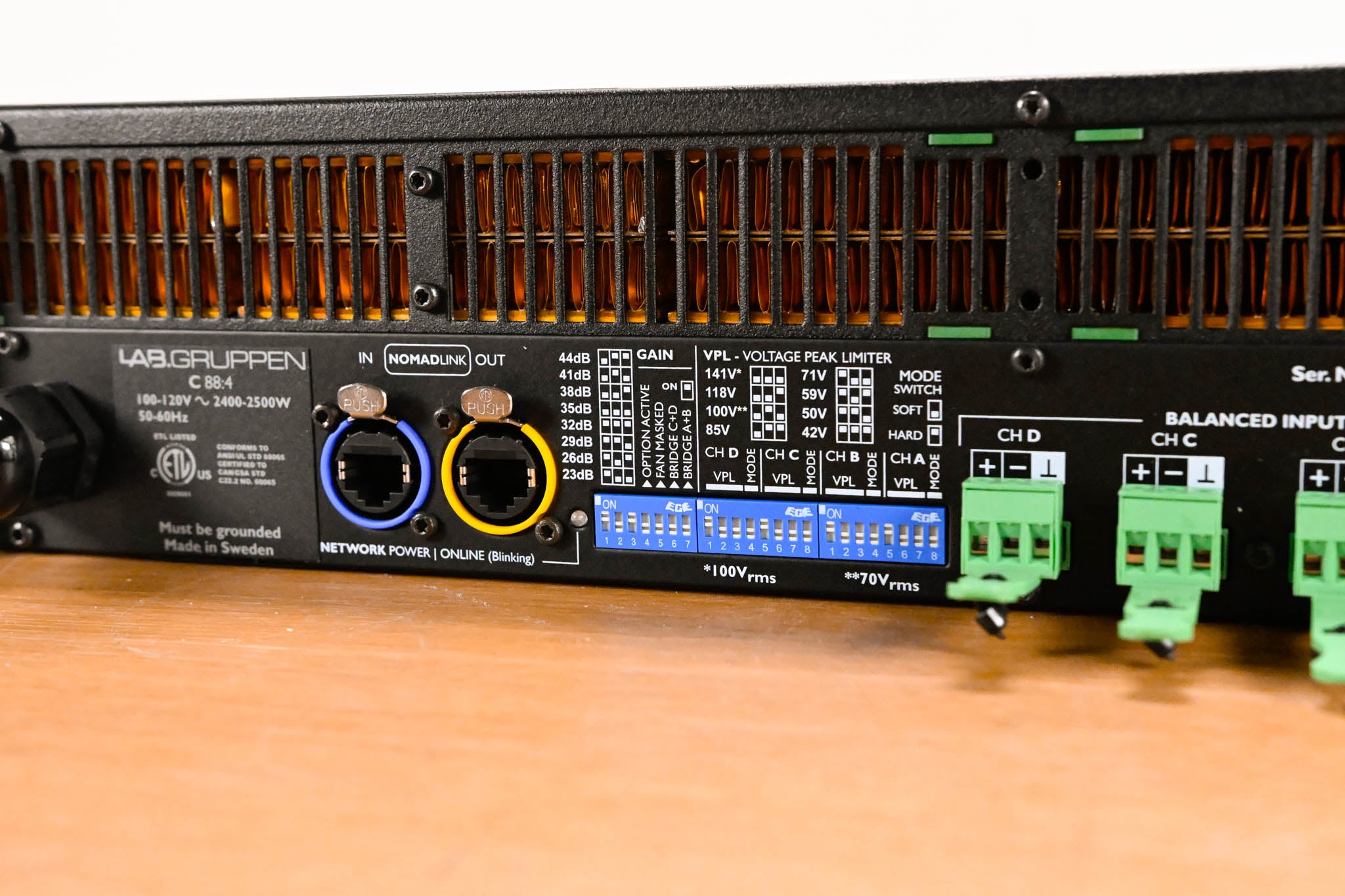 Lab Gruppen C 88:4 4-Channel Power Amplifier