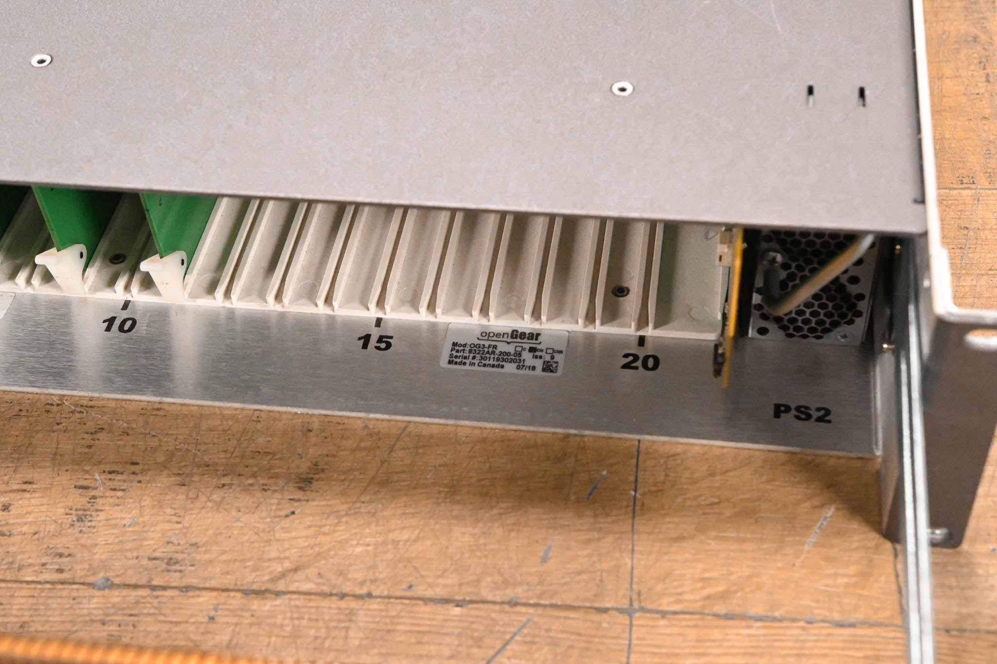 Ross OG3-FR 20-Slot openGear 3.0 Frame with Cards CG01QML