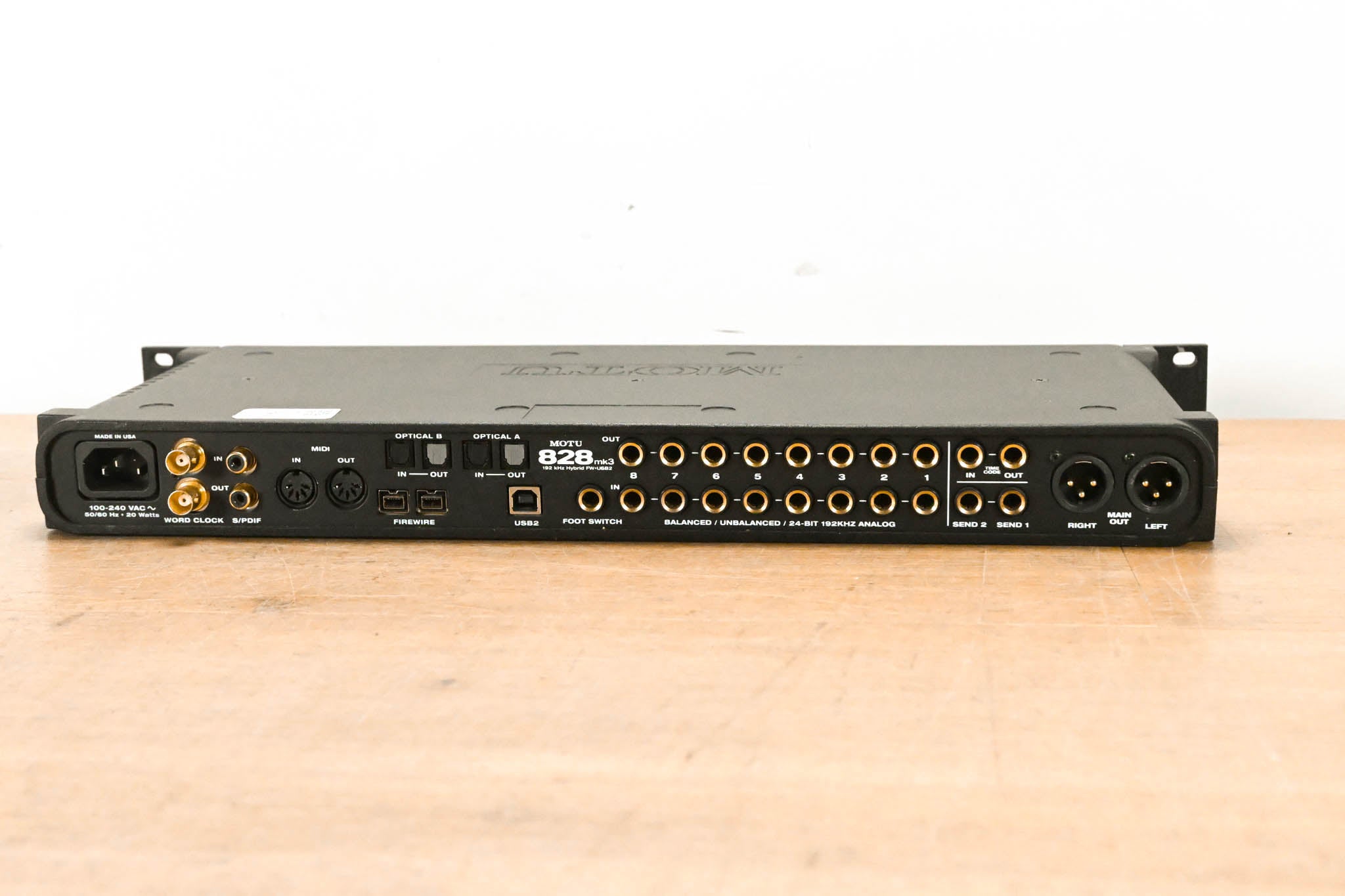 MOTU 828mk3 Hybrid FireWire Audio Interface