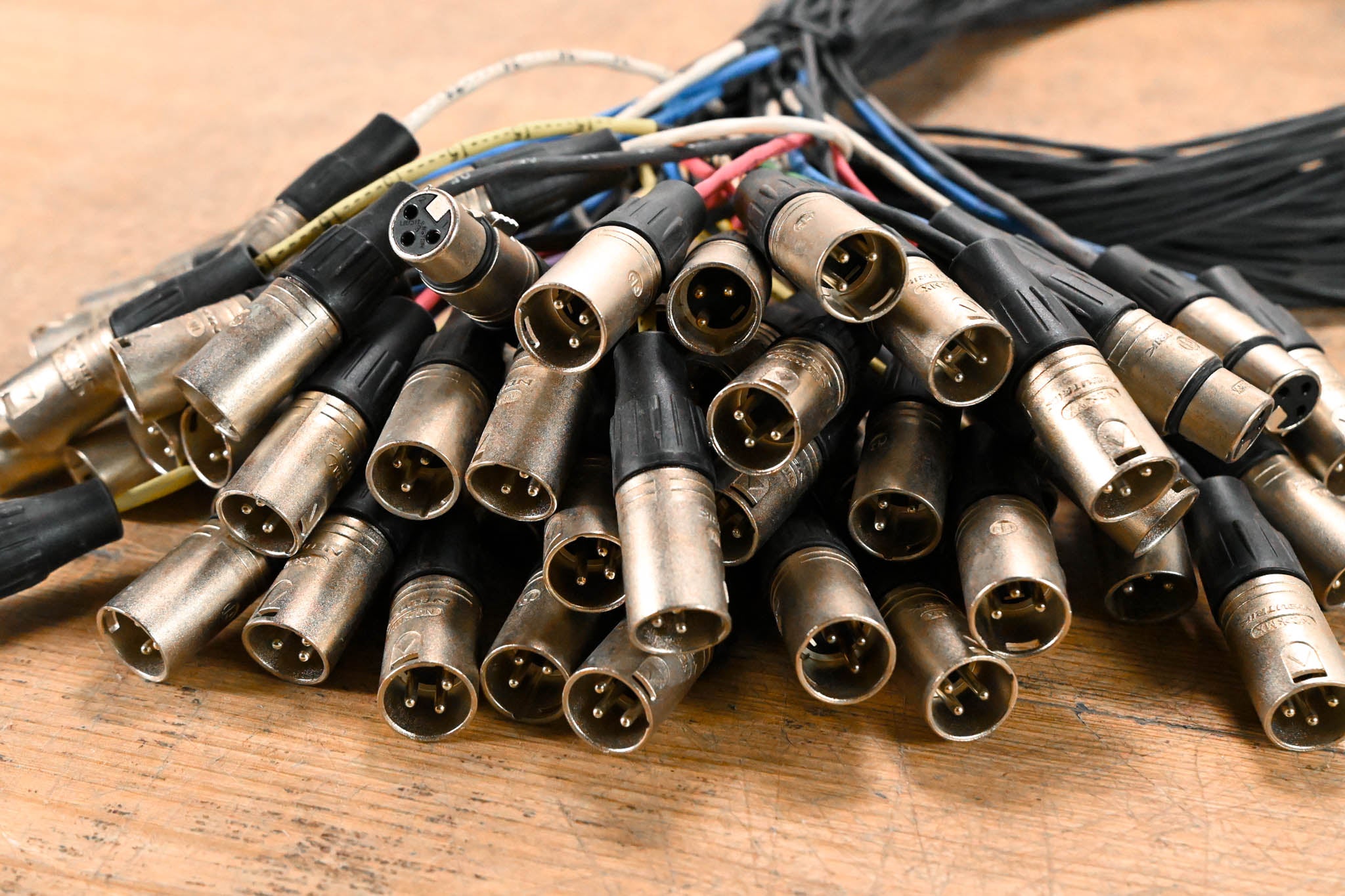 Ten 47 Multipin to 48-Channel XLR Male 10-XLR Returns Fan Snake - 10'