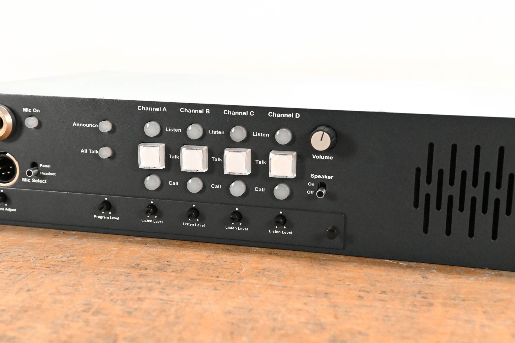 Clear-Com RM-704 2RU 4-Channel Intercom Remote Station