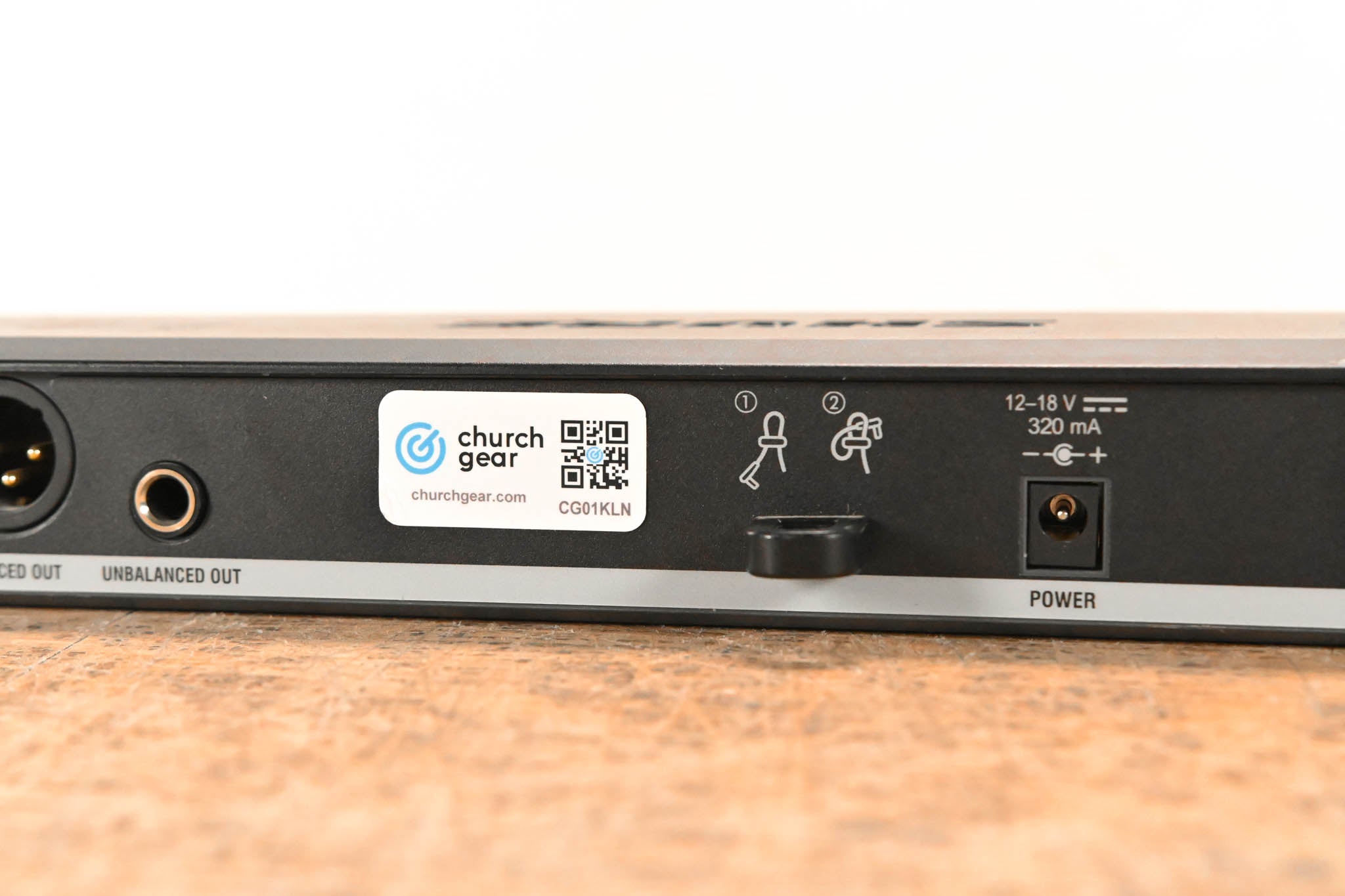 Shure PG88 Dual-Channel Wireless Receiver - H7 Band (NO POWER SUPPLY)