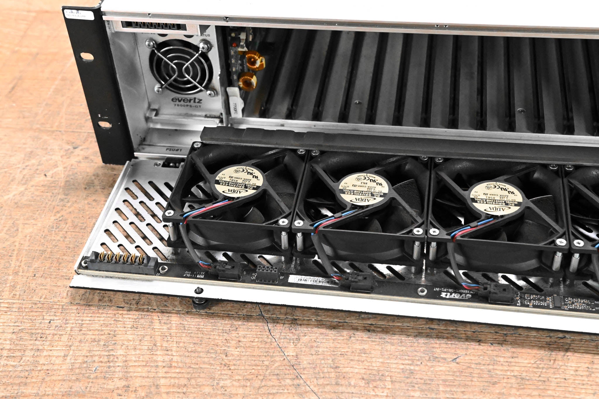 Evertz 7800FR-QT 3U Rack-Mountable Quiet Multiframe