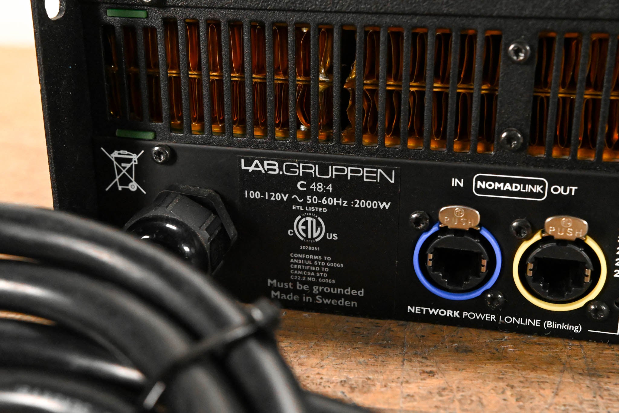 Lab Gruppen C 48:4 4800W 4-Channel Power Amplifier