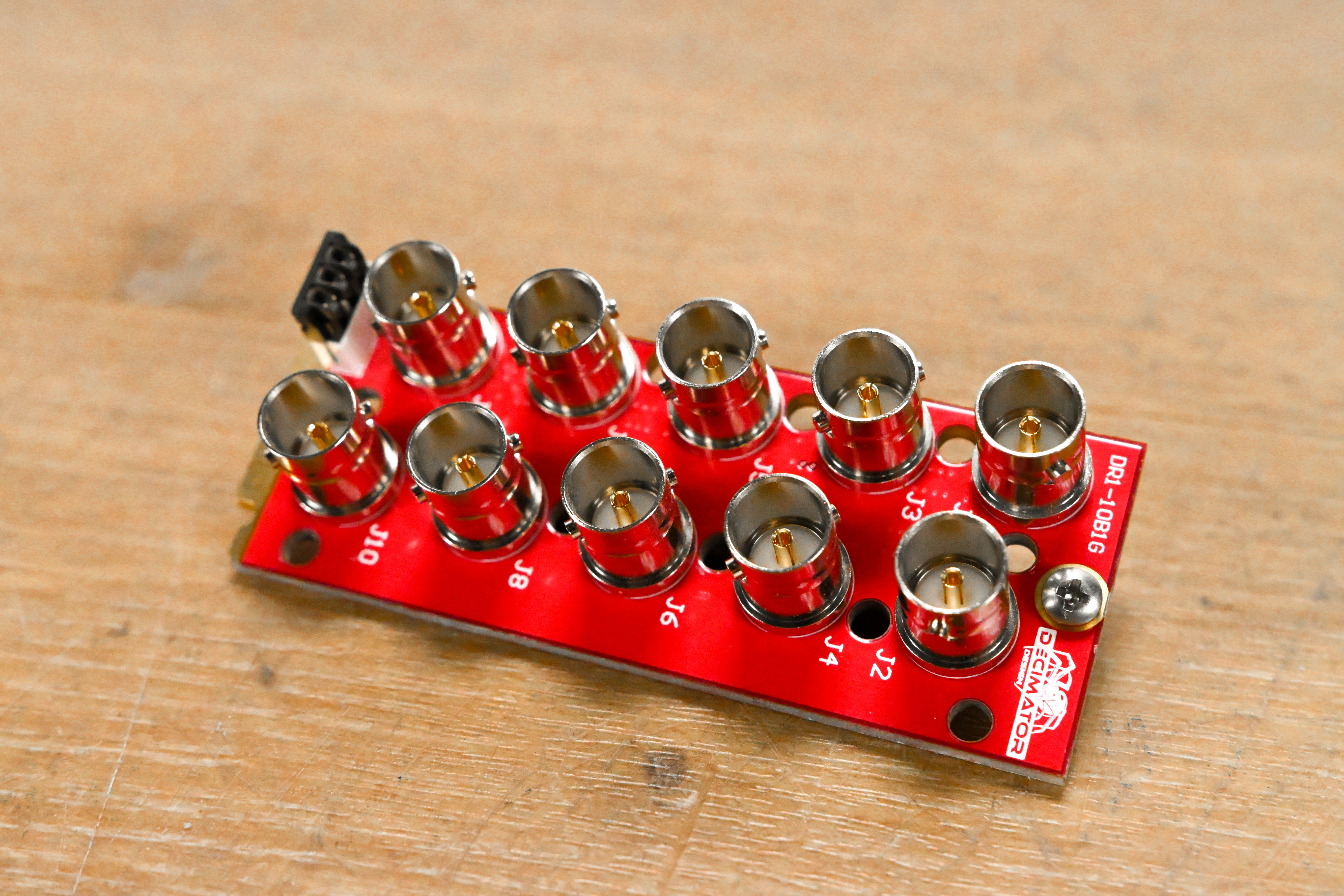 Decimator Design DR1-10B1G BNC Rear I/O Module