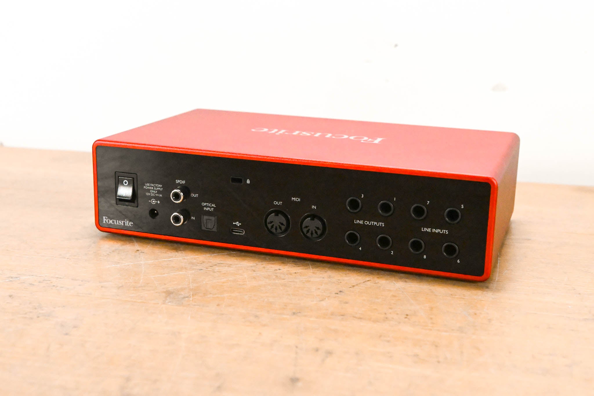 Focusrite Scarlett 18i8 3rd Gen USB Audio Interface (NO POWER SUPPLY)