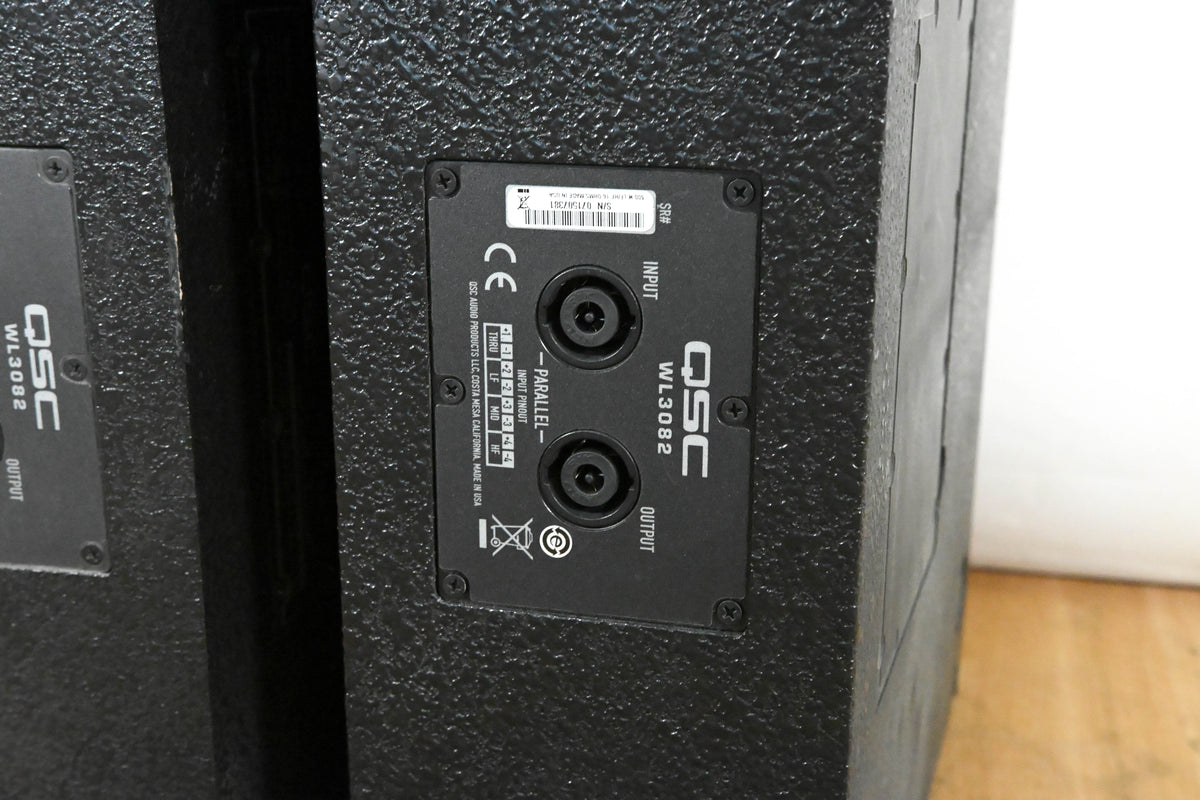 QSC WL3082 WideLine-8 3-Way Line Array Loudspeaker (PAIR)