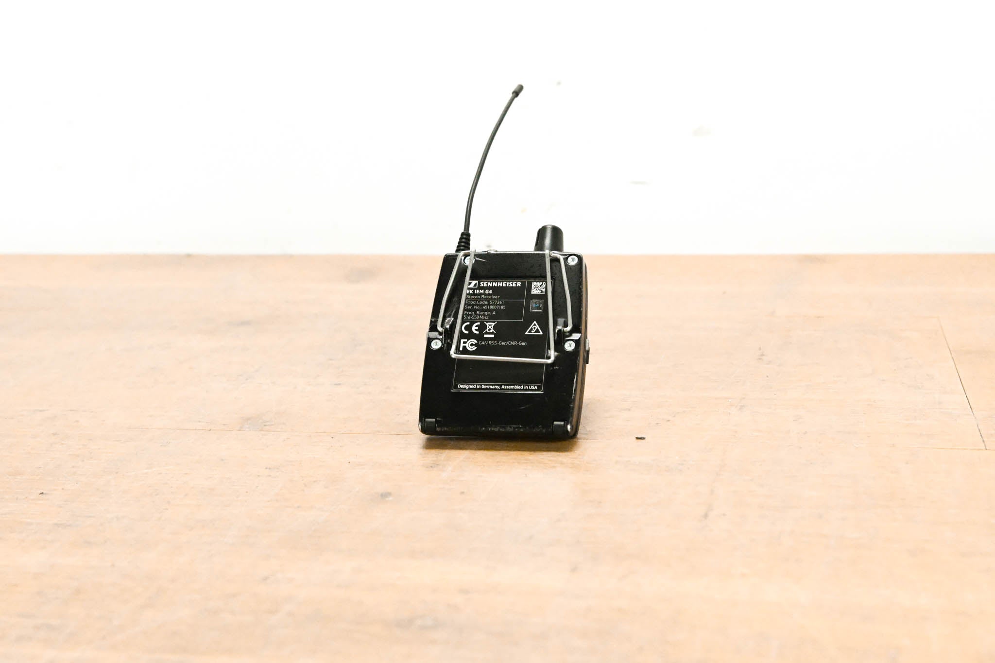Sennheiser EK IEM G4 Wireless Bodypack Receiver - A Range: 516-558 MHz