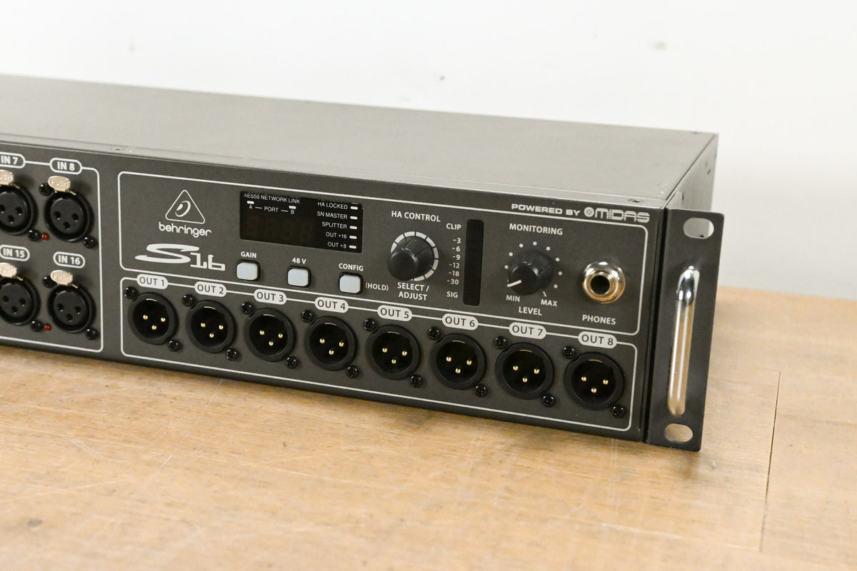 Behringer S16 16 x 8 Digital Stage Box