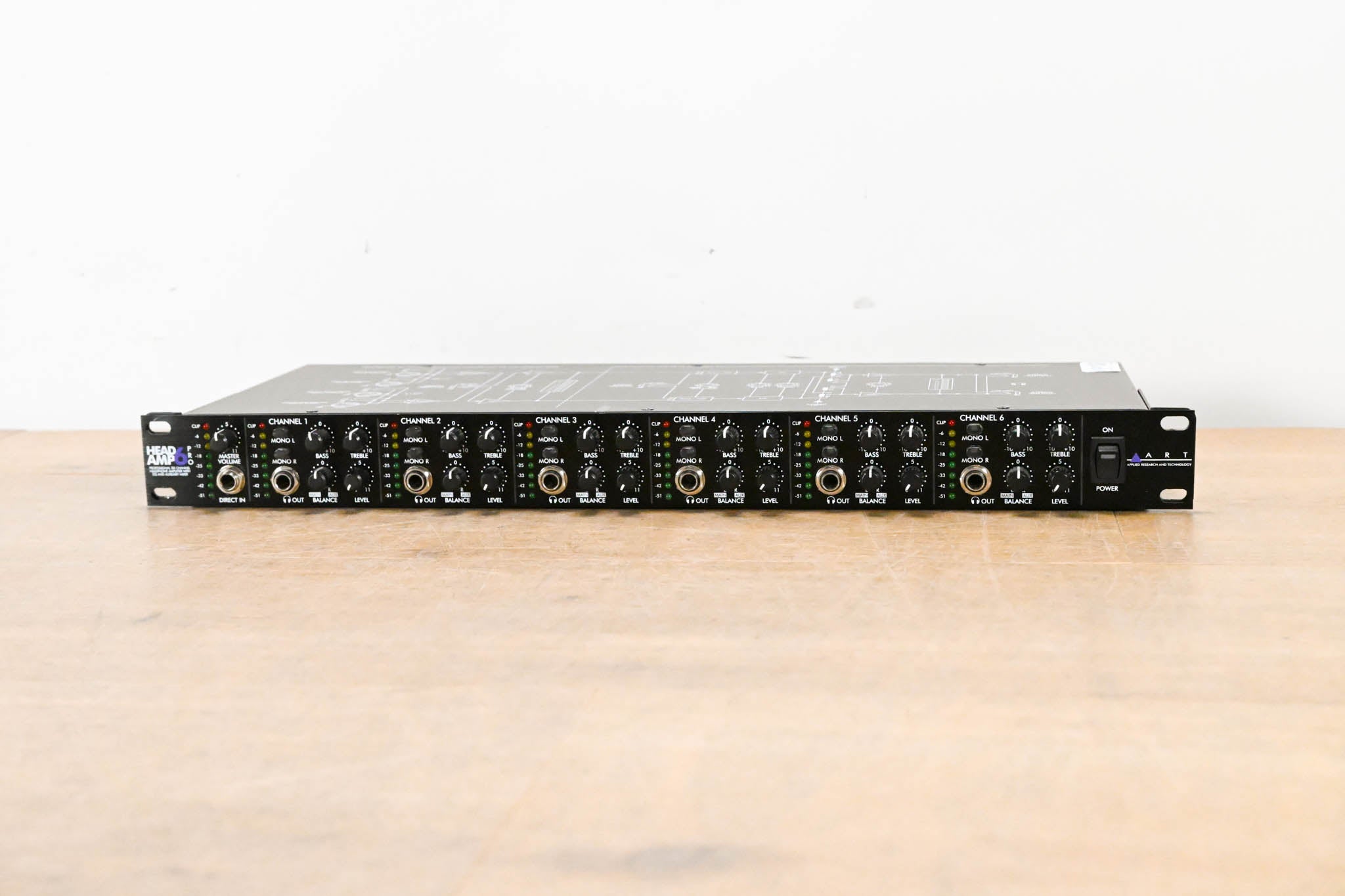 ART HeadAmp6Pro 6-Channel Headphone Amplifier