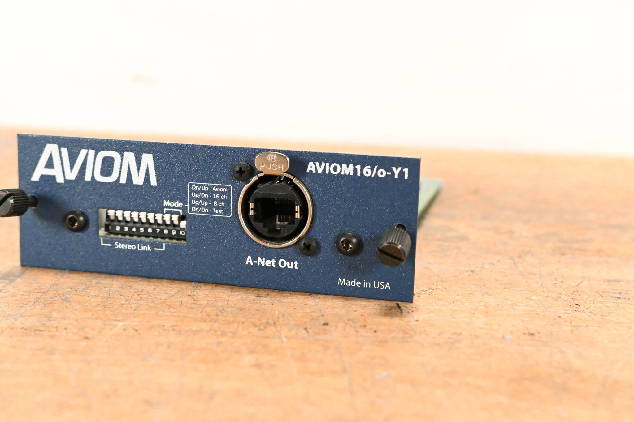 Aviom 16/o-Y1 A-Net Card for Yamaha Digital Products