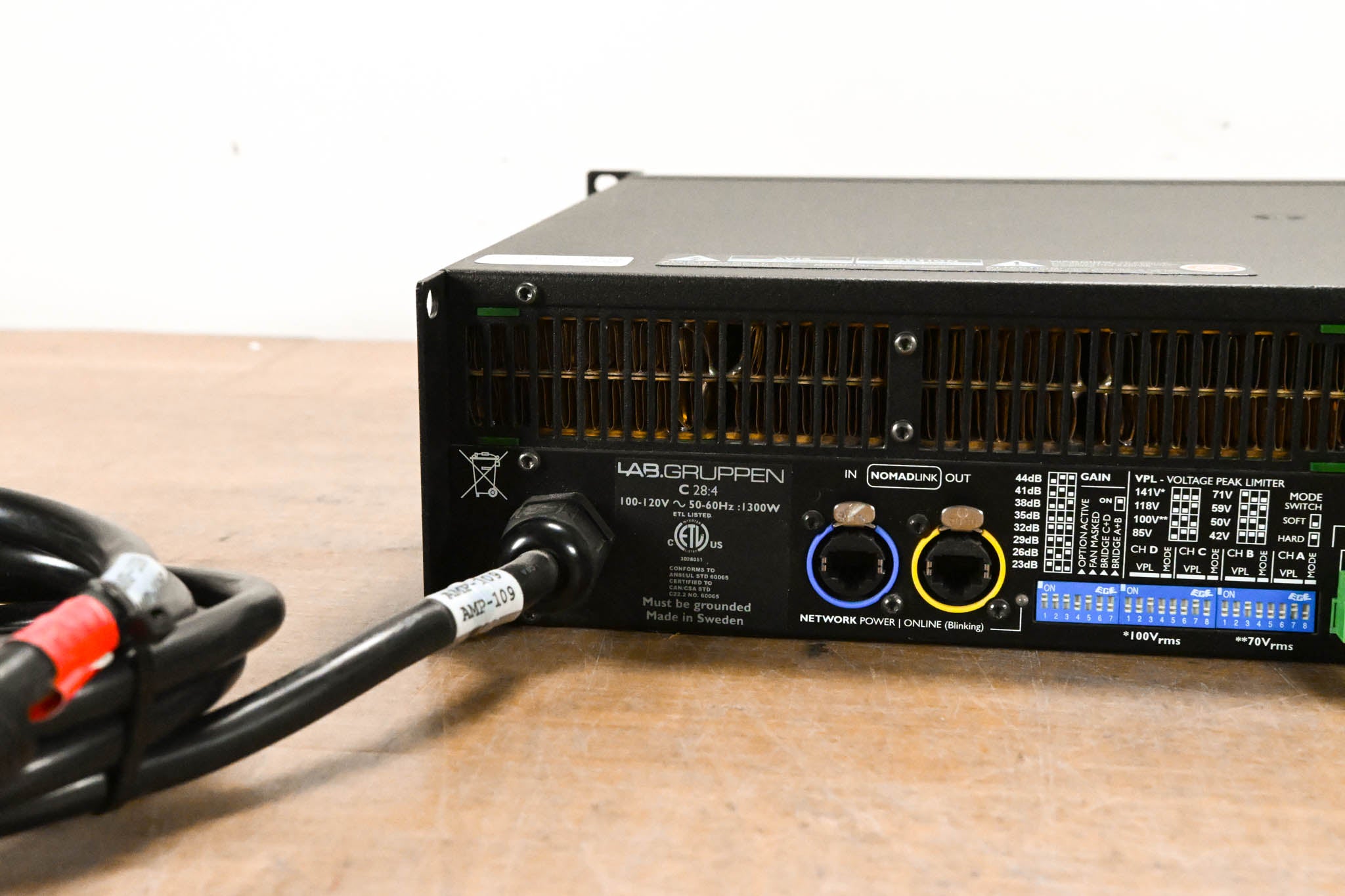 Lab Gruppen C 28:4 2800W 4-Channel Power Amplifier