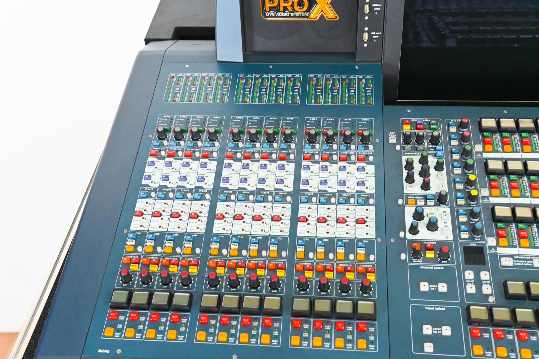 Midas PRO X Control Surface with Neutron Audio System and Road Case