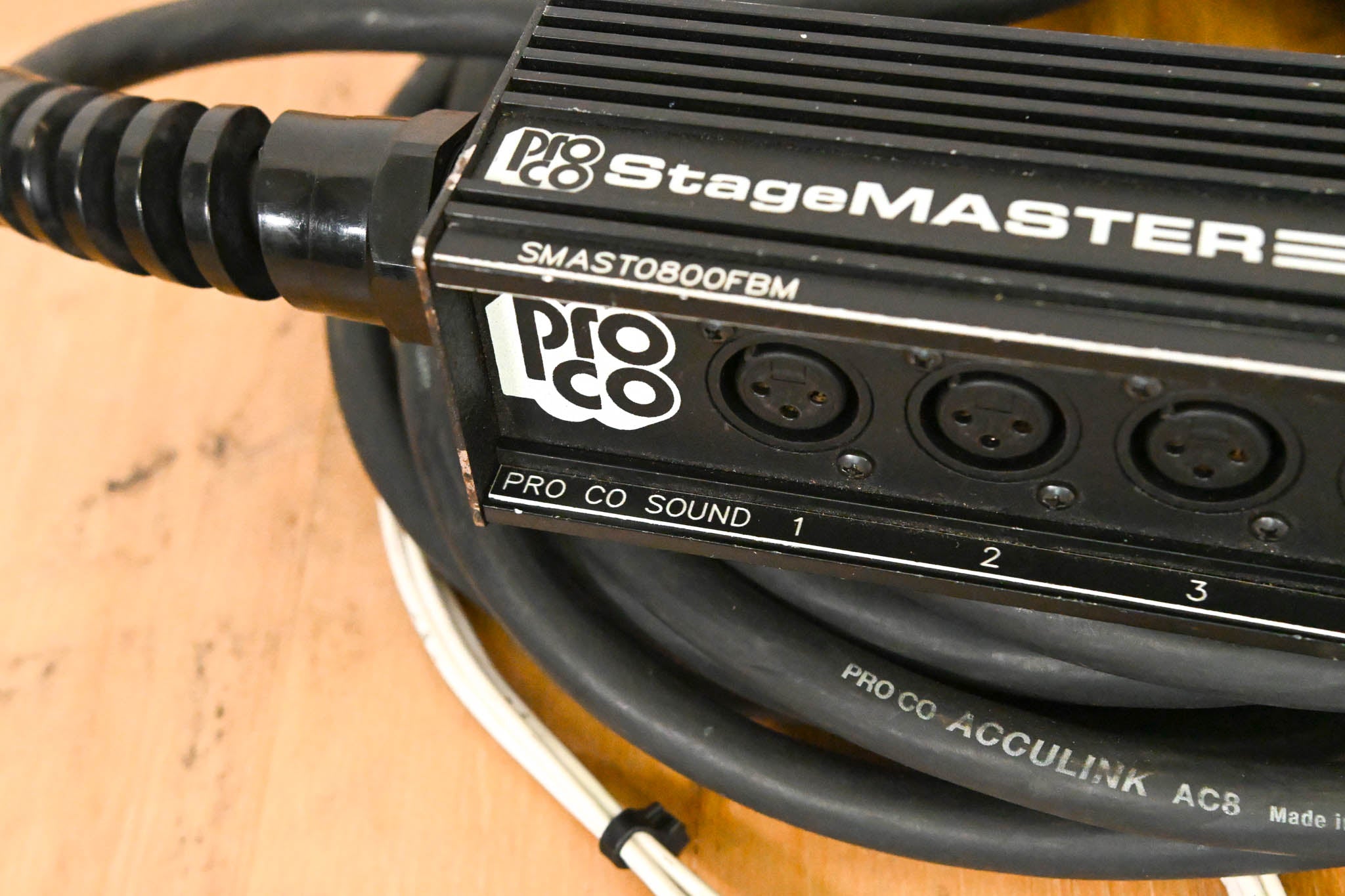 ProCo StageMaster SMAST0800FBM 8-Channel Drop Snake - 25'