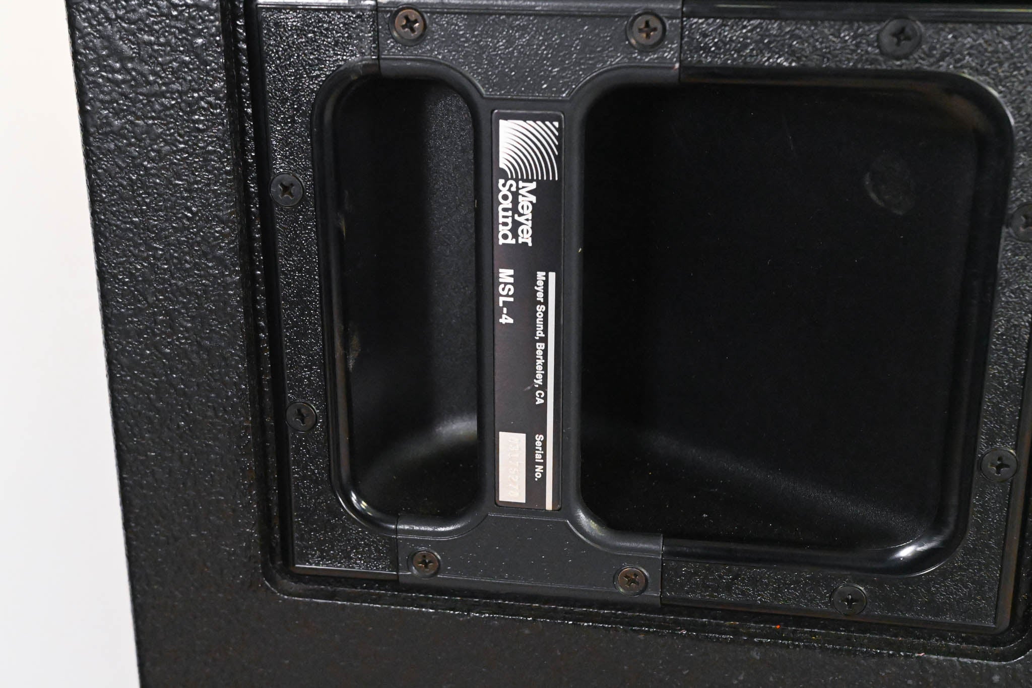 Meyer Sound MSL-4 Self-Powered Reinforcement Speaker (PAIR) w/ Wheels