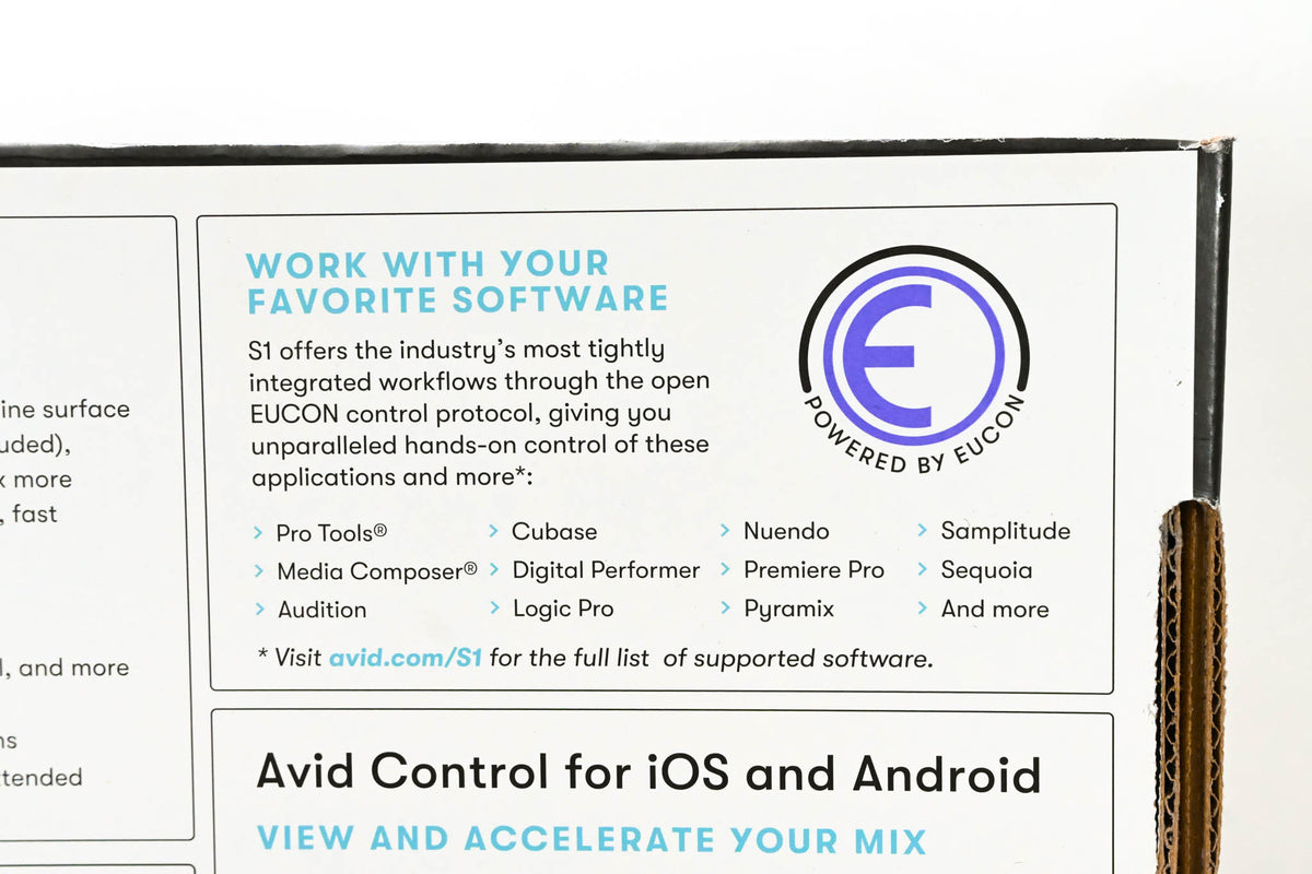 AVID S1 EUCON Compact Control Surface