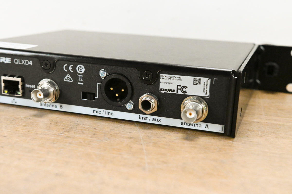 Shure QLXD24/KSM9HS Digital Handheld Wireless System - G50 Band (NO PSU)
