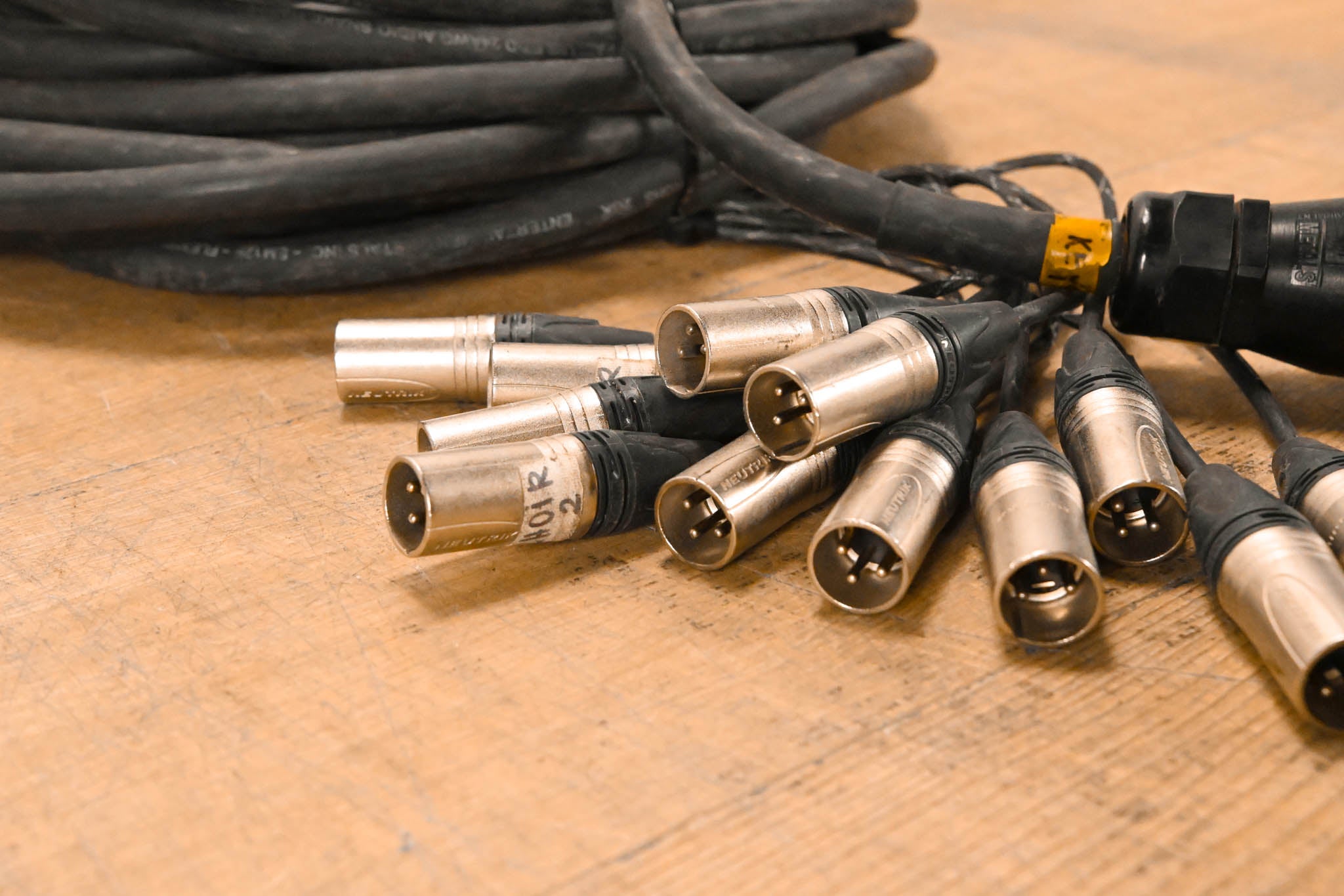 Unbranded DT-12 Female 37-Pin Connector to (12x)XLRM Cable - 50ft