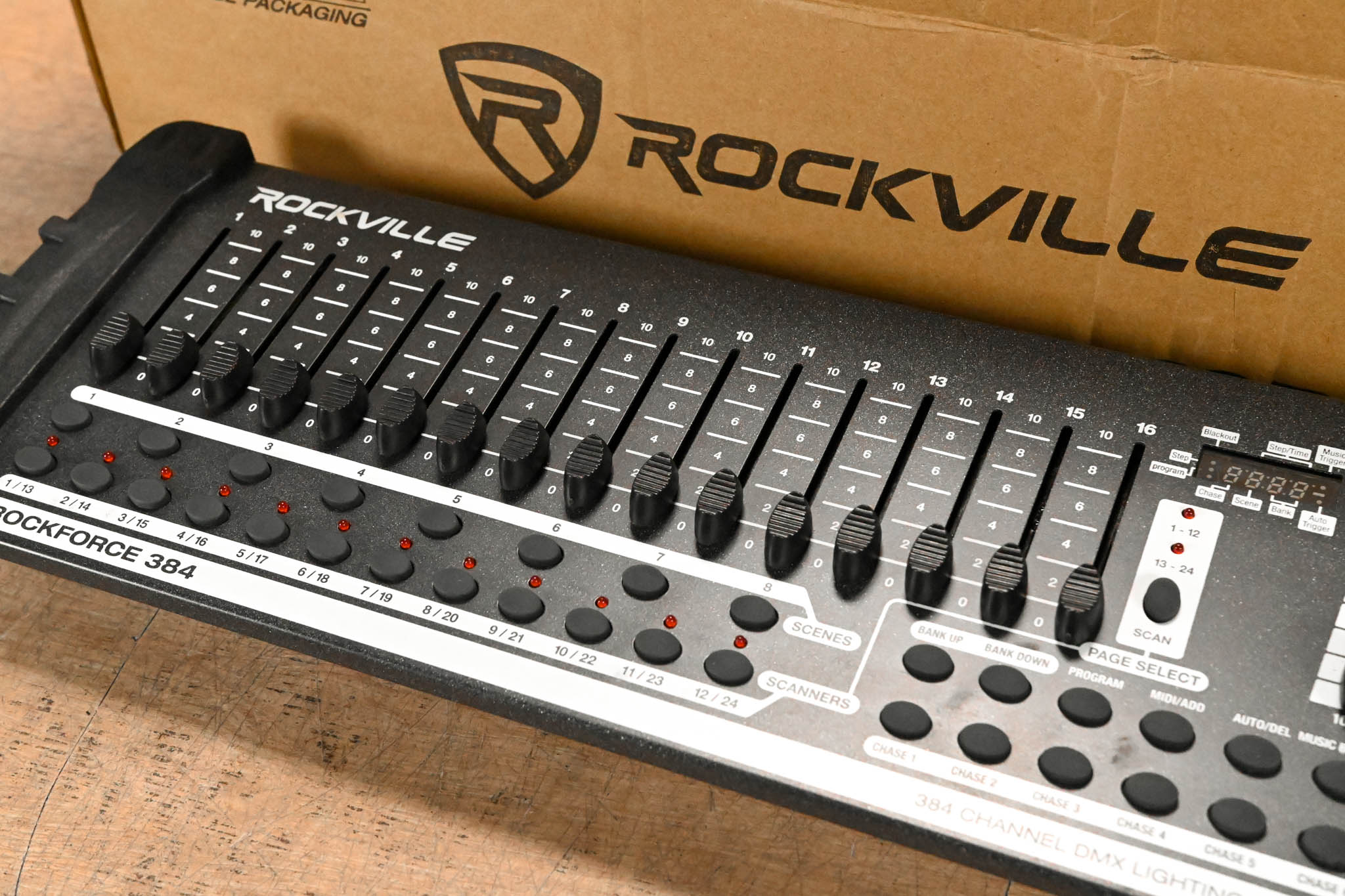 Rockville Rockforce 384 DMX Lighting Controller