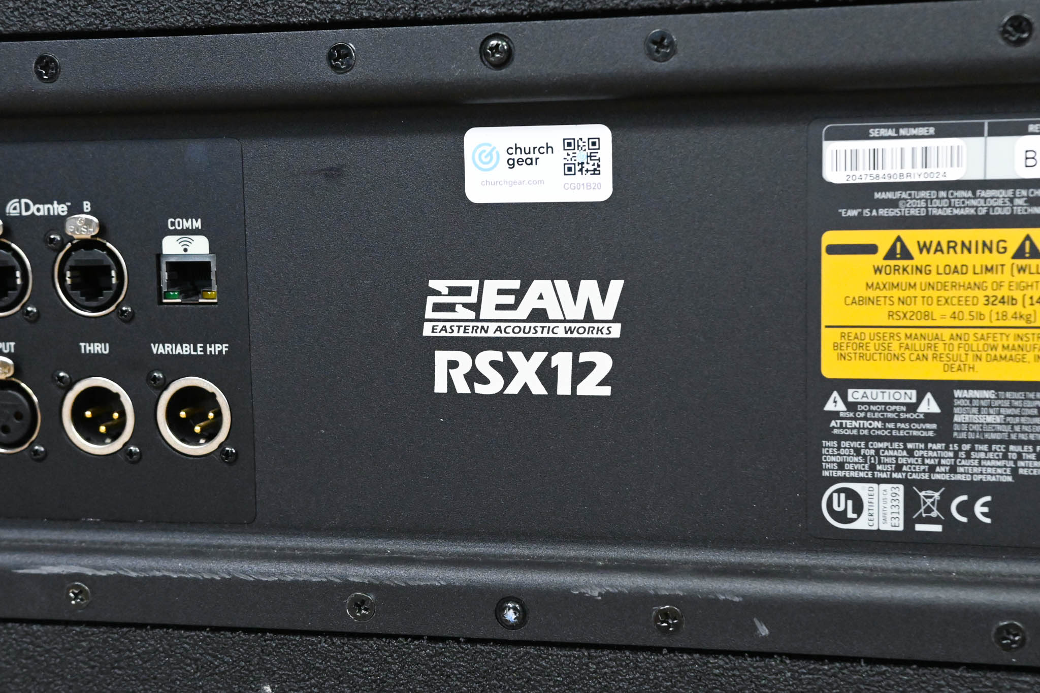 EAW RSX12 RADIUS 12-Inch Self-Powered Subwoofer