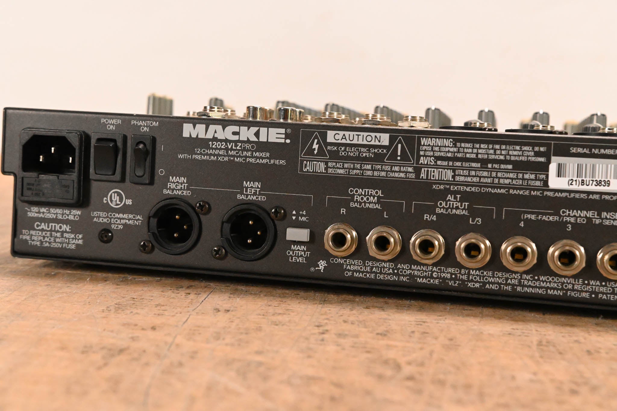 Mackie 1202-VLZ PRO 12-Channel Mic/Line Mixer