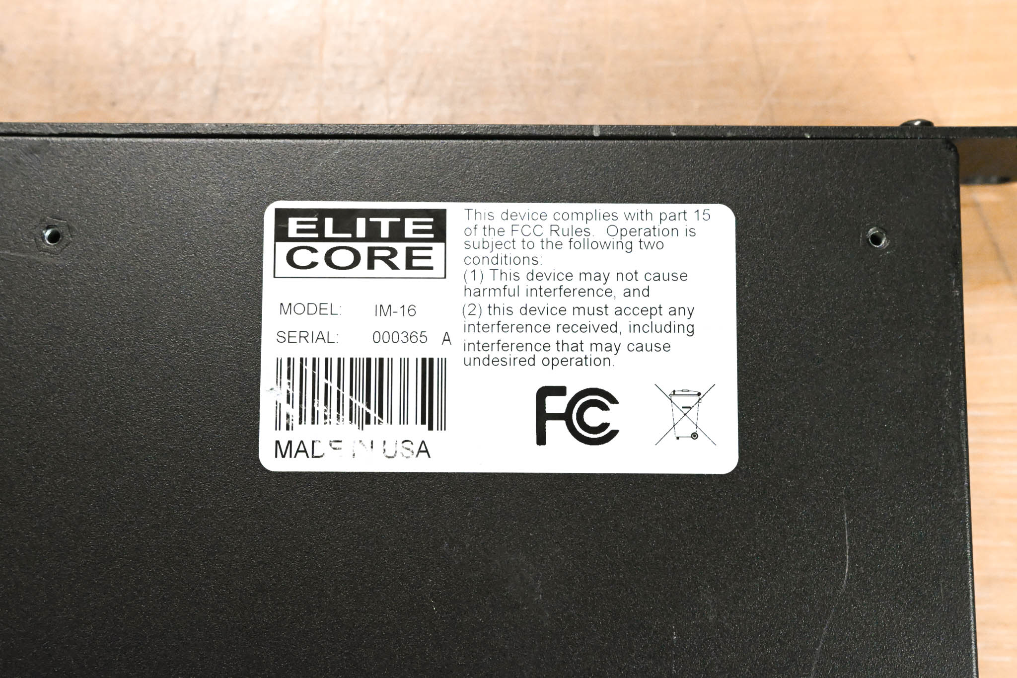 Elite Core IM-16 16-Channel A/D Input Module (NO POWER SUPPLY)