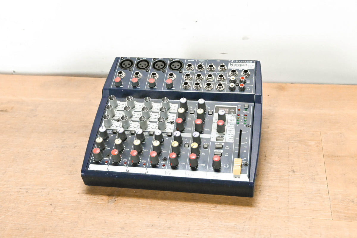 Soundcraft Notepad 124FX Compact 12-Input Analog Mixing Console (NO PSU)