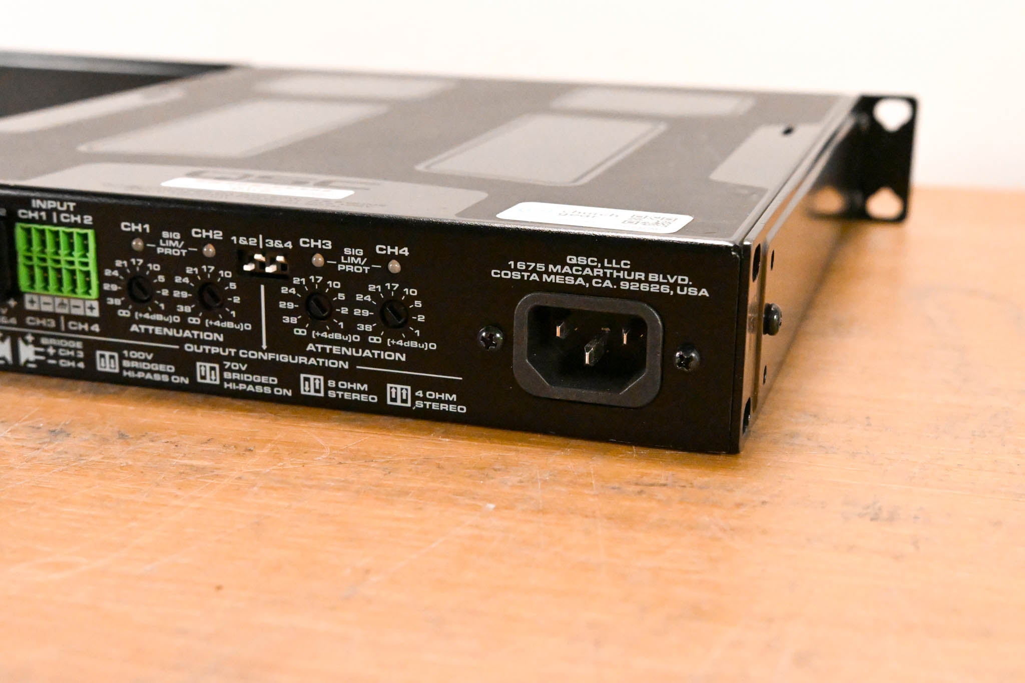 QSC SPA4-60 Four-Channel Power Amplifier