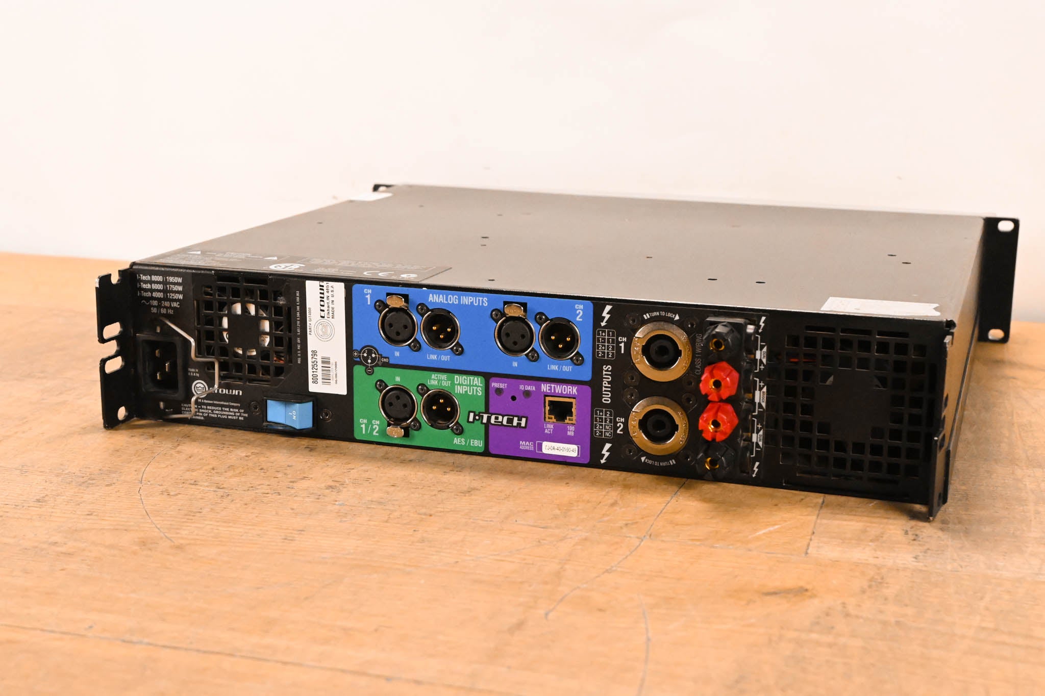 Crown I-Tech 4000 2-Channel Power Amplifier