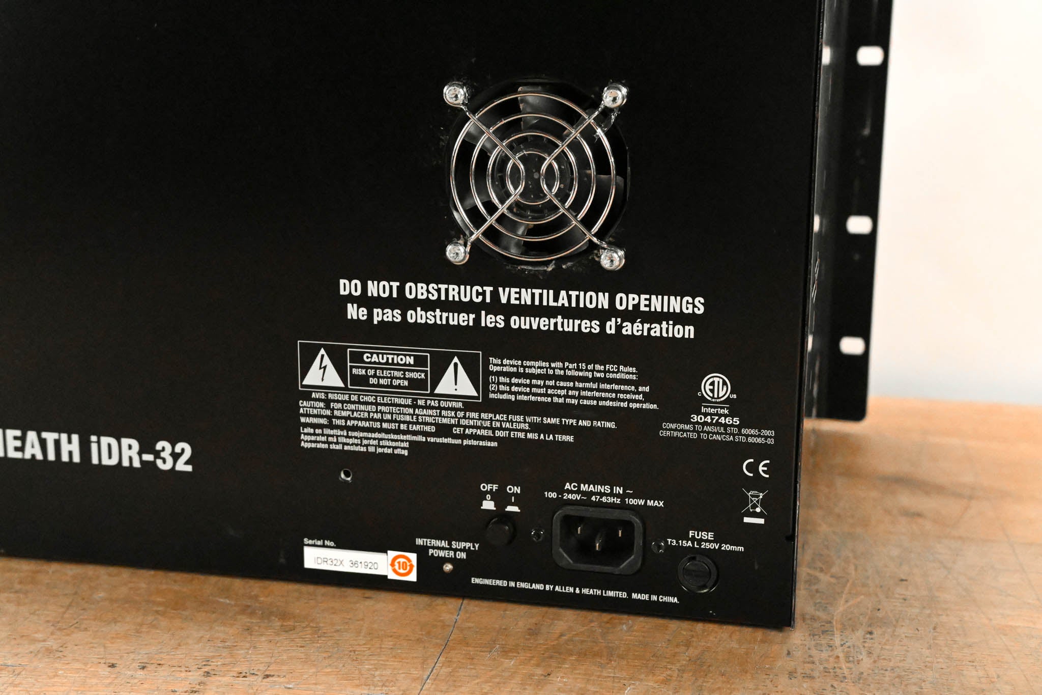 Allen & Heath iDR-32 6U iLive Fixed-Format MixRack