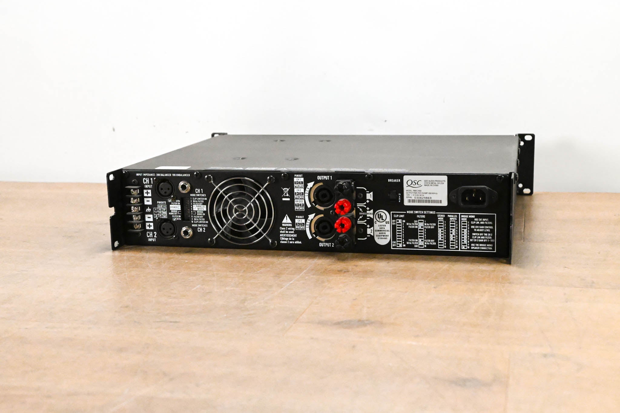 QSC RMX2450 2-Channel Power Amplifier