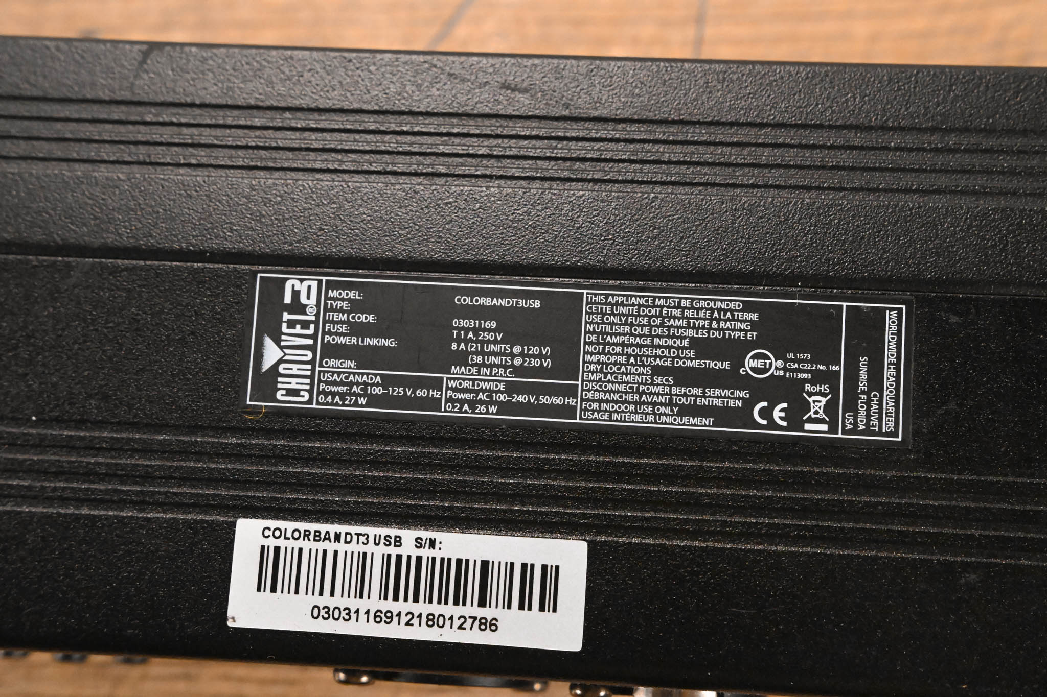 Chauvet COLORband T3USB Linear RGB Wash Light