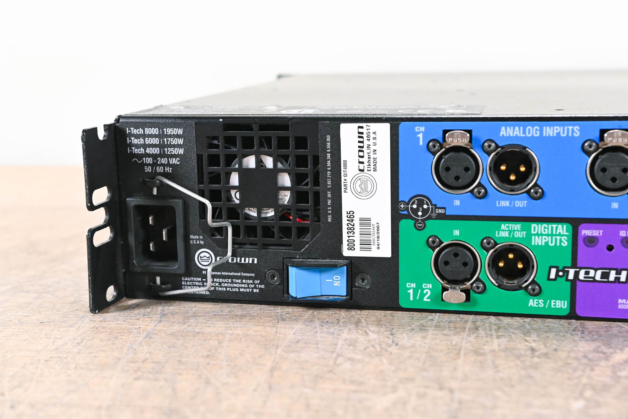 Crown I-Tech 4000 2-Channel Power Amplifier