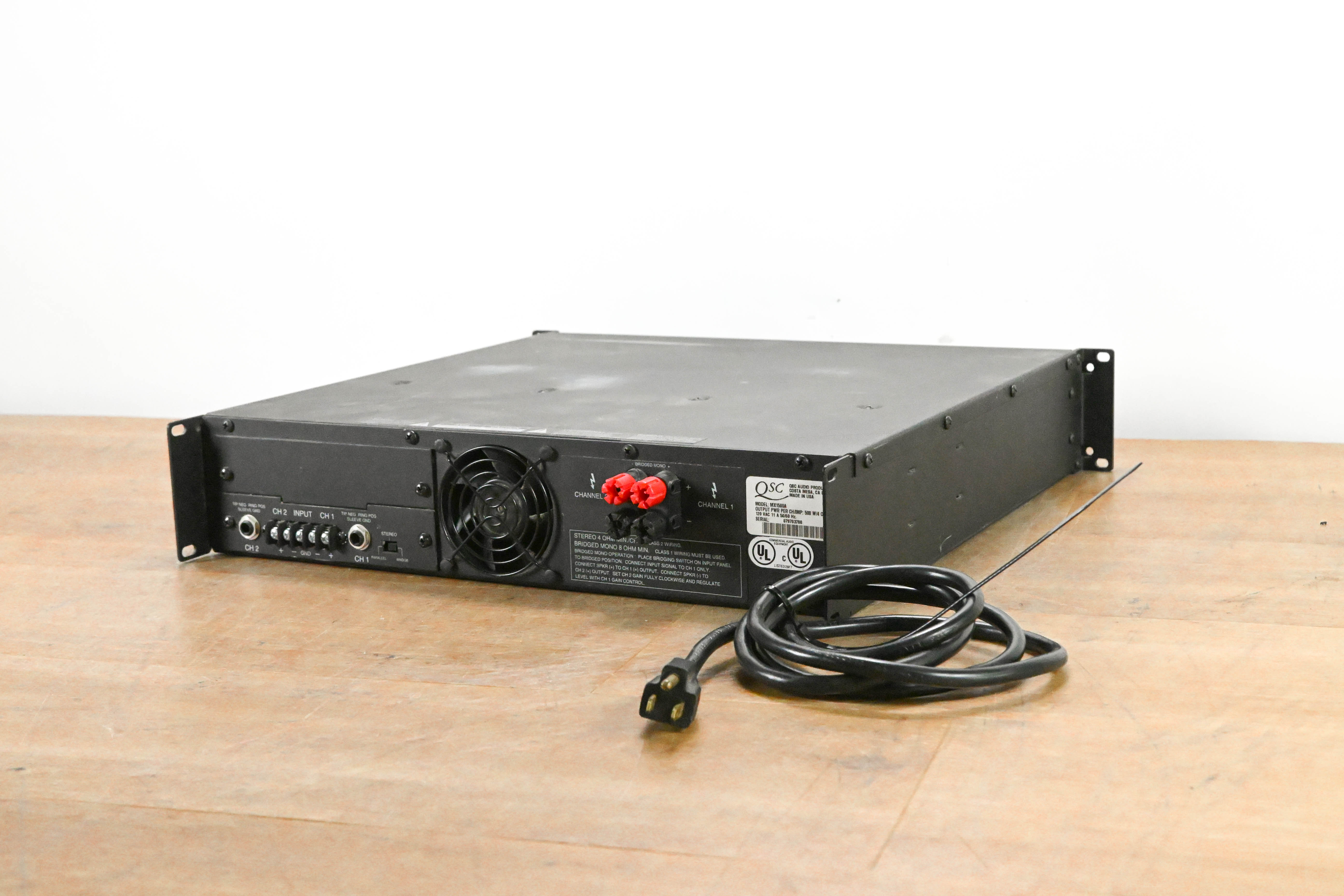 QSC MX 1500a 2-Channel Power Amplifier