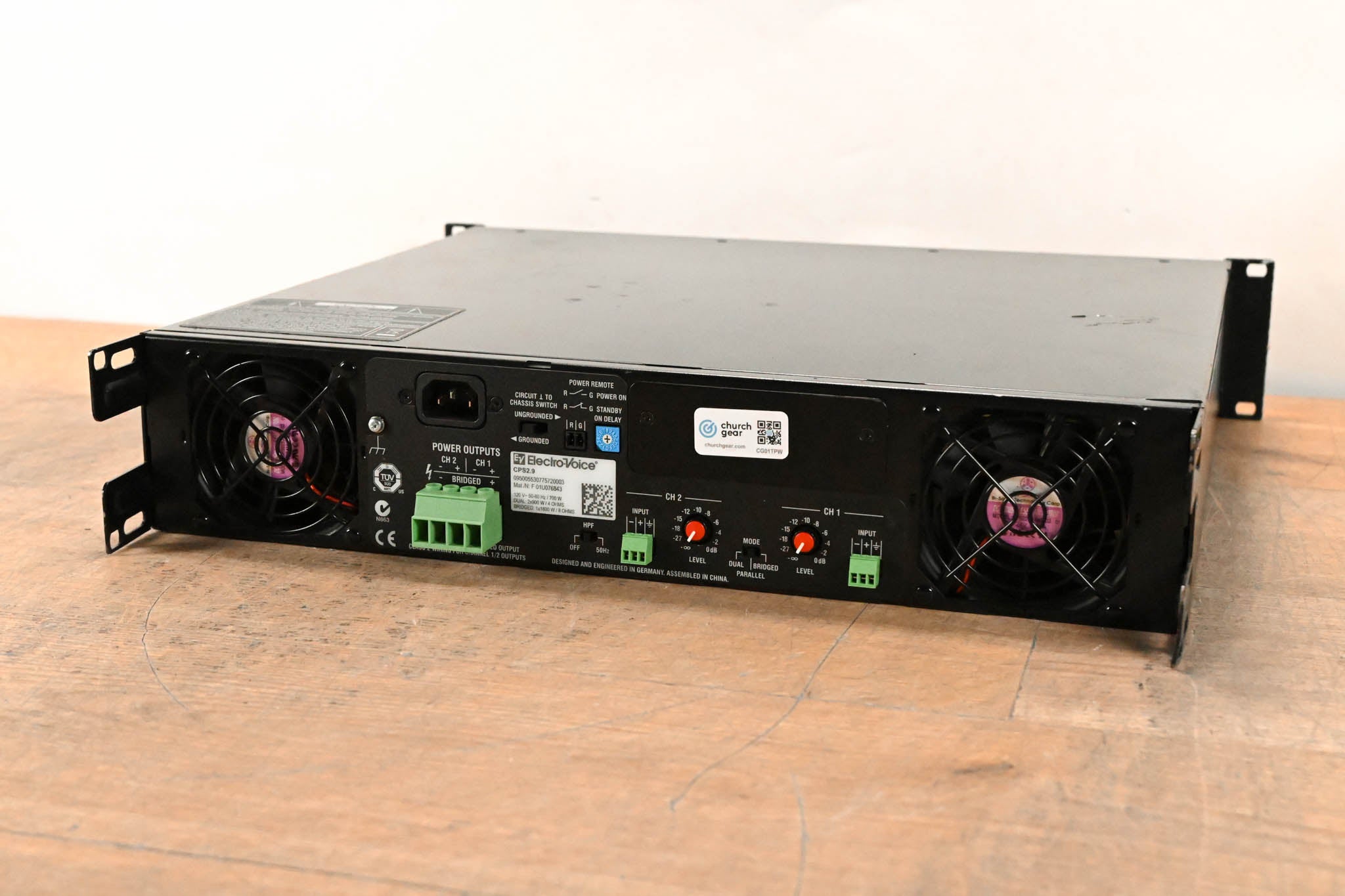 Electro-Voice (EV) CPS2.9 2-Channel Power Amplifier