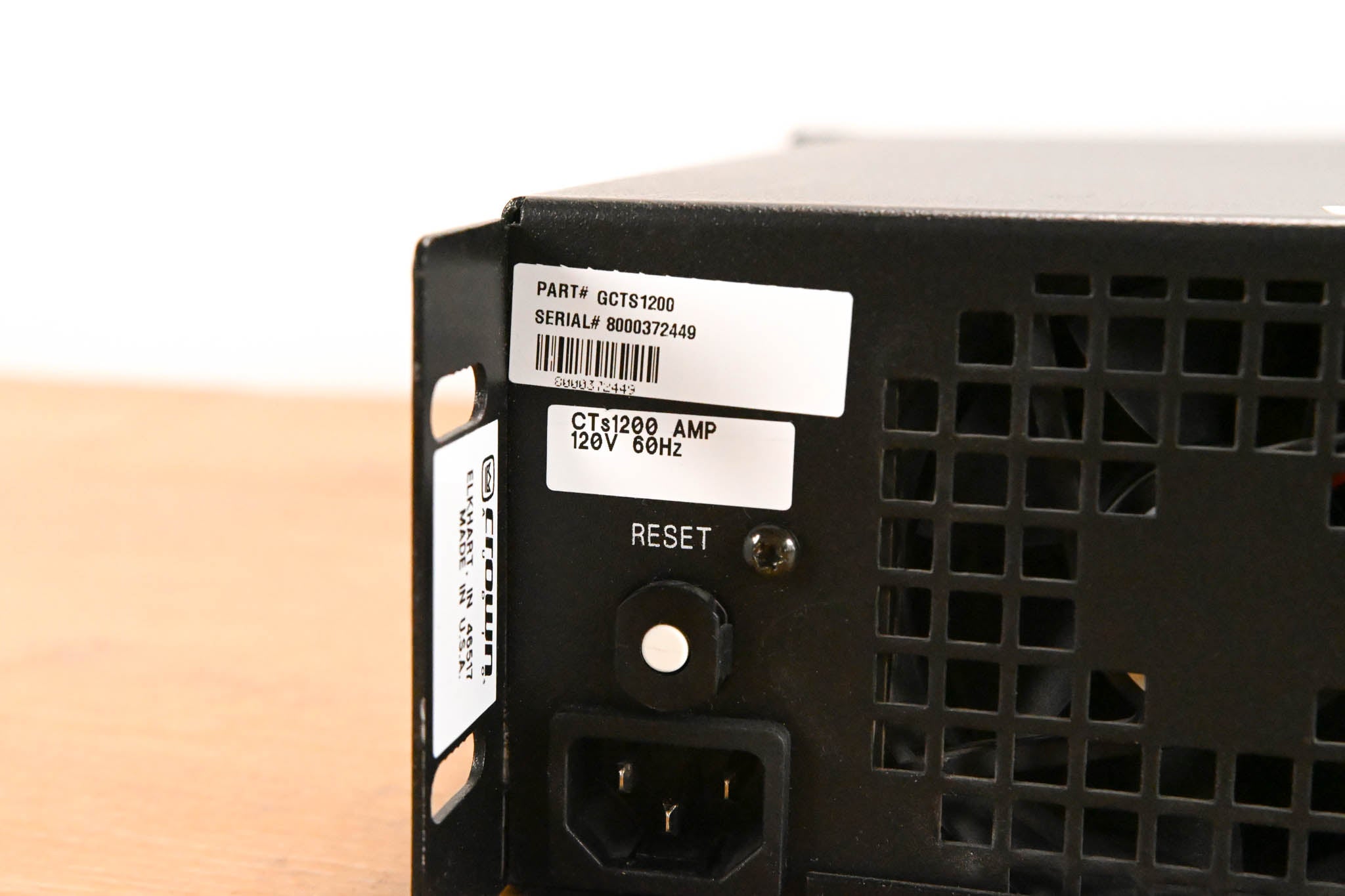 Crown CTs 1200 Two-Channel 600W Power Amplifier