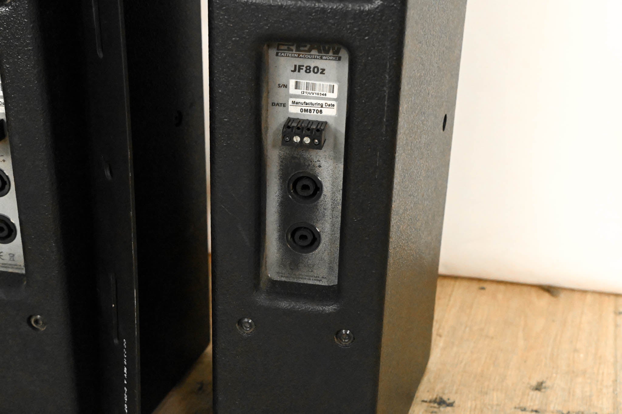 EAW JF80z Compact Two-Way Full Range Passive Loudspeaker (PAIR)