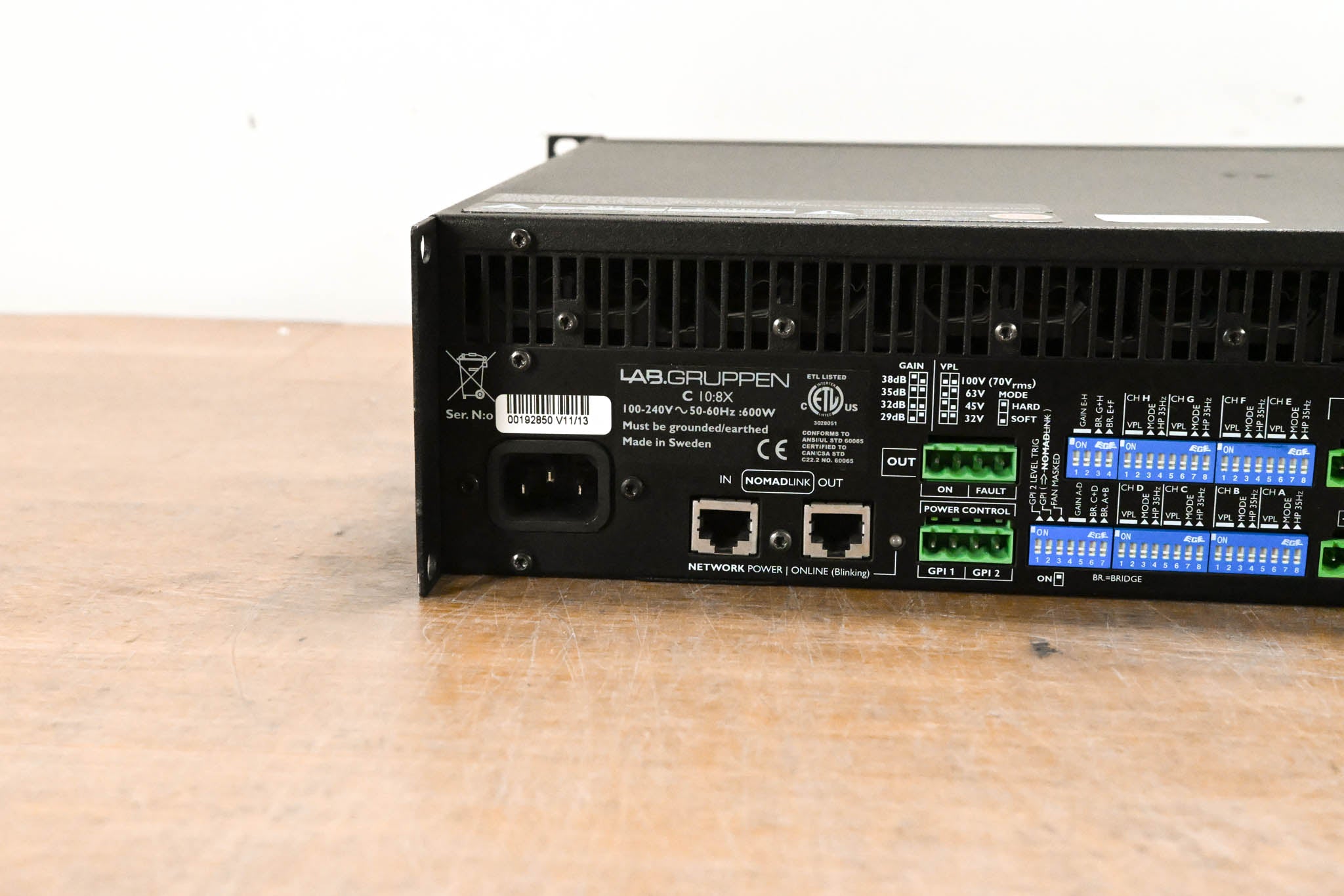 Lab Gruppen C10:8X 8-Channel Amplifier
