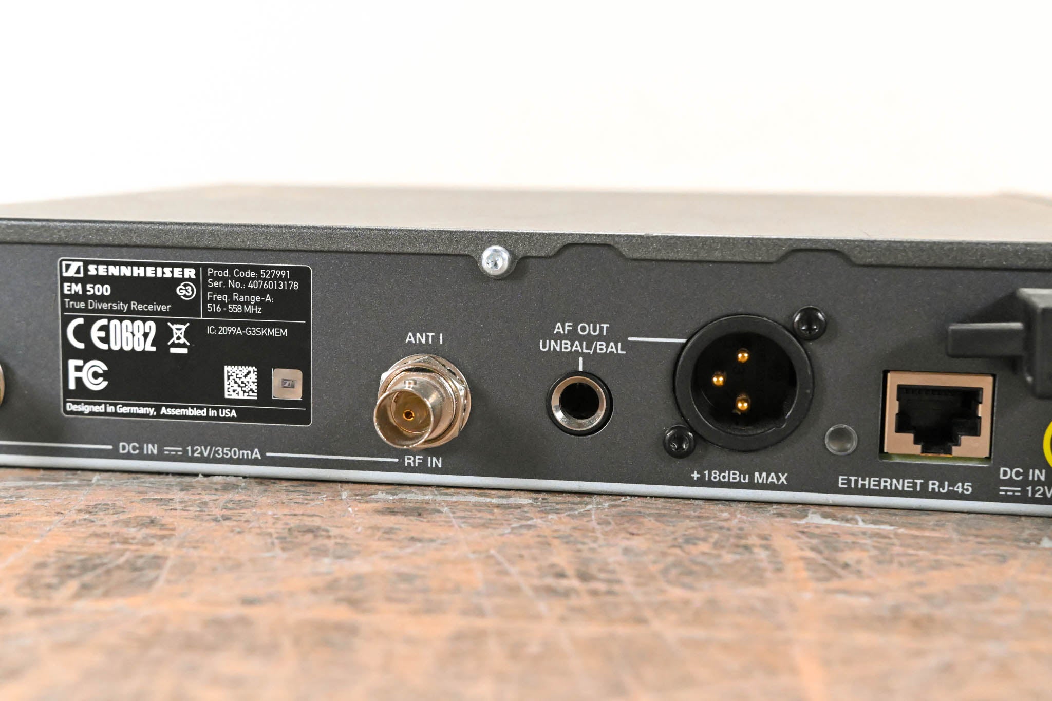 Sennheiser EM 500 G3 Wireless Receiver - 516-558 MHz (NO POWER SUPPLY)