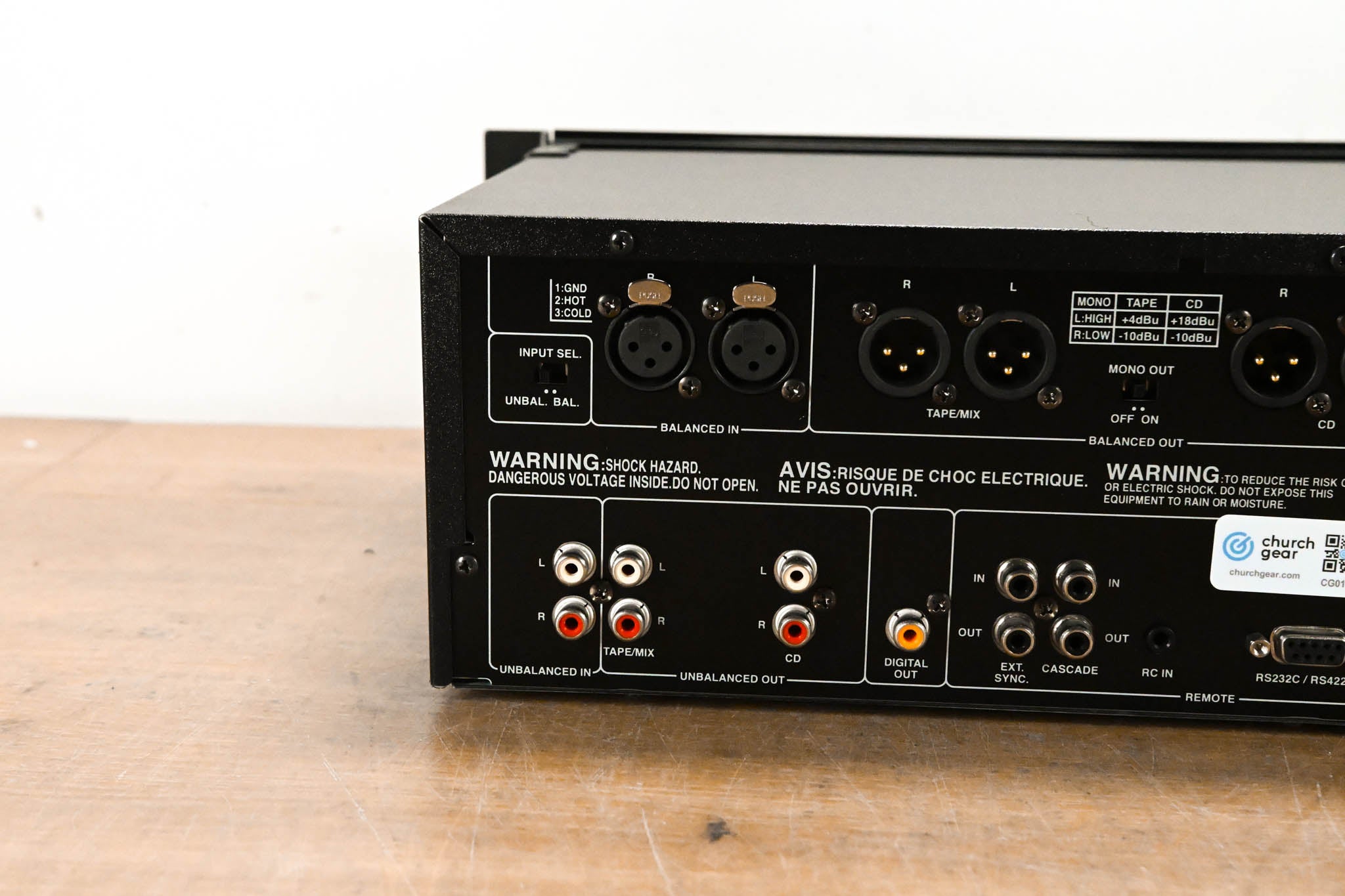Denon DN-T645 Rackmounted CD/Cassette Combo