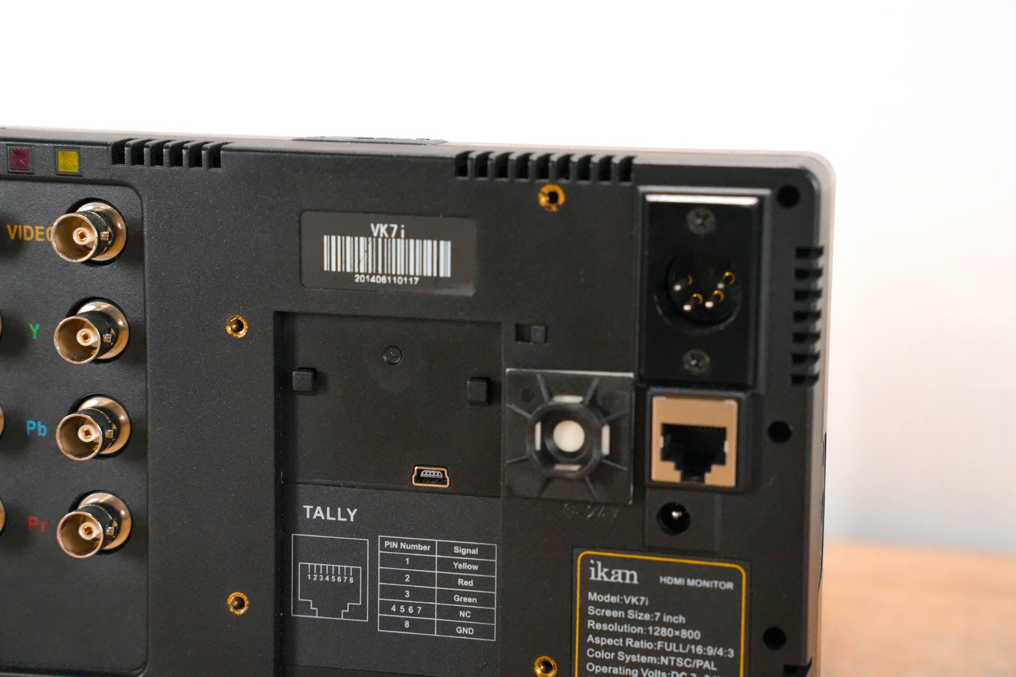 Ikan VK7i 7" HDMI Monitor (NO POWER SUPPLY)